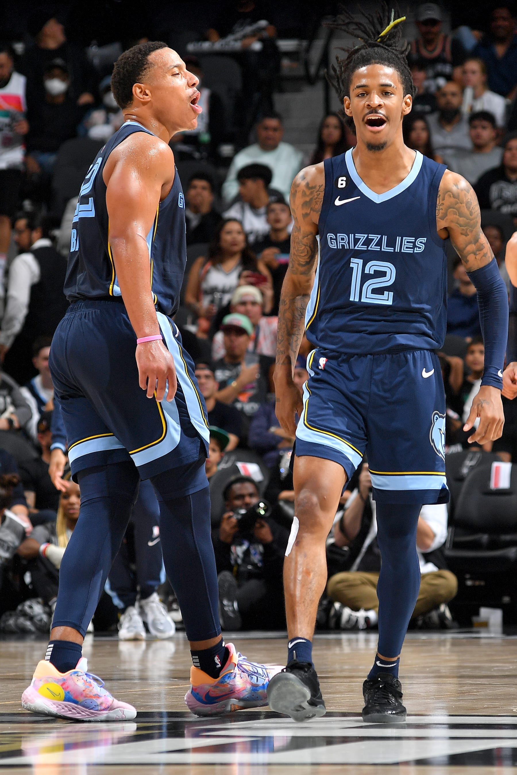 Desmond Bane and Ja Morant