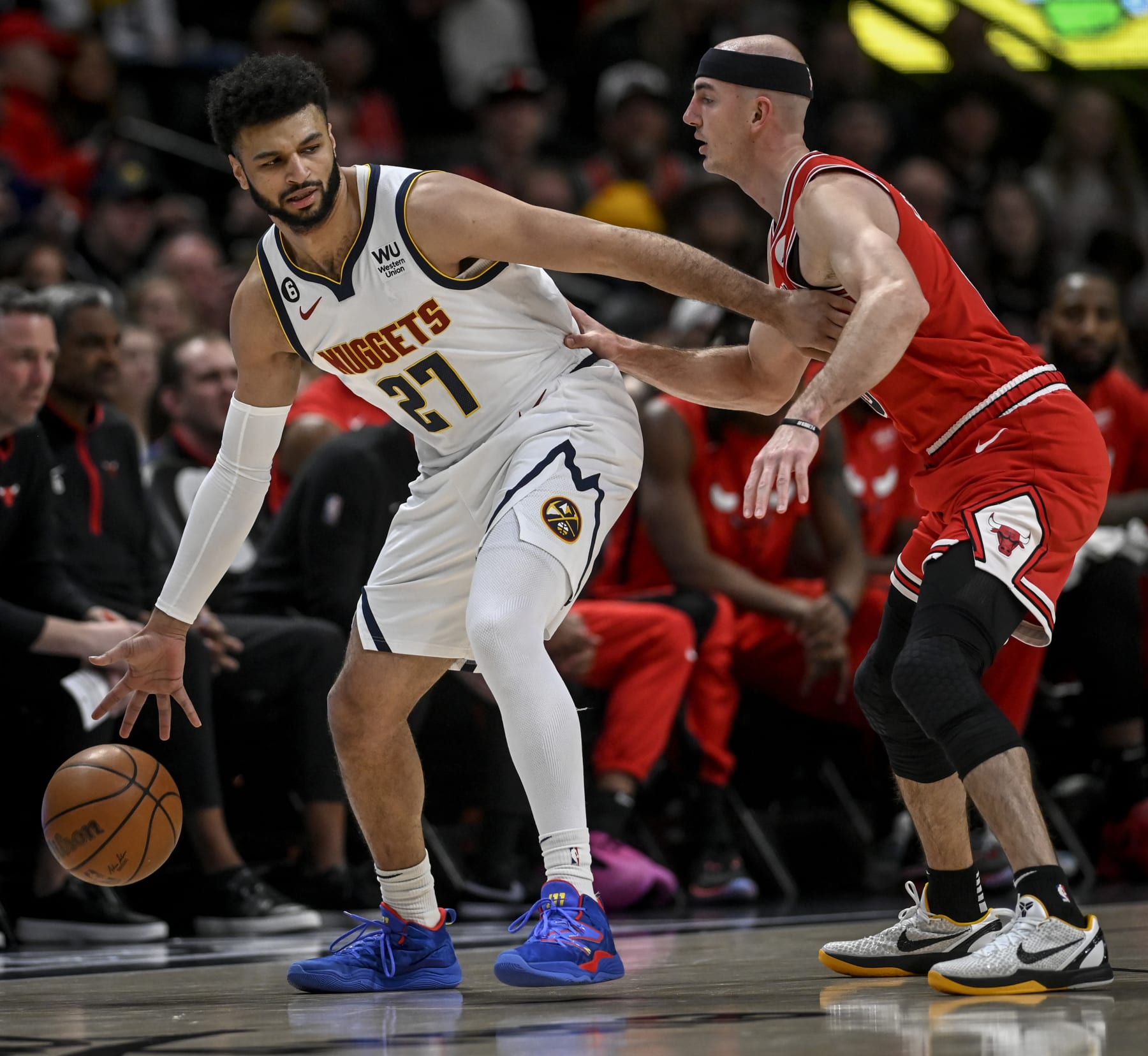 Jamal Murray and Alex Caruso