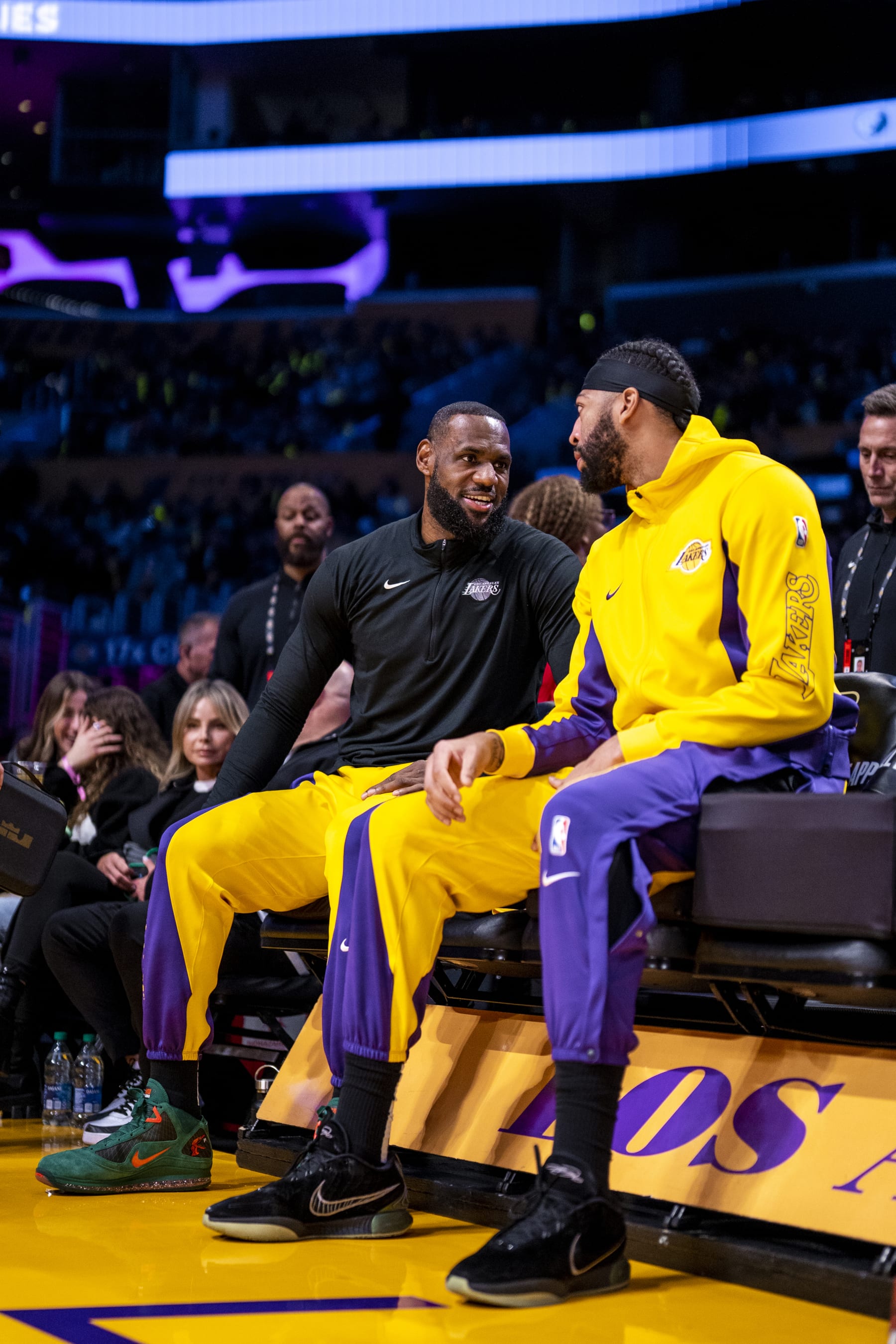 LeBron James and Anthony Davis