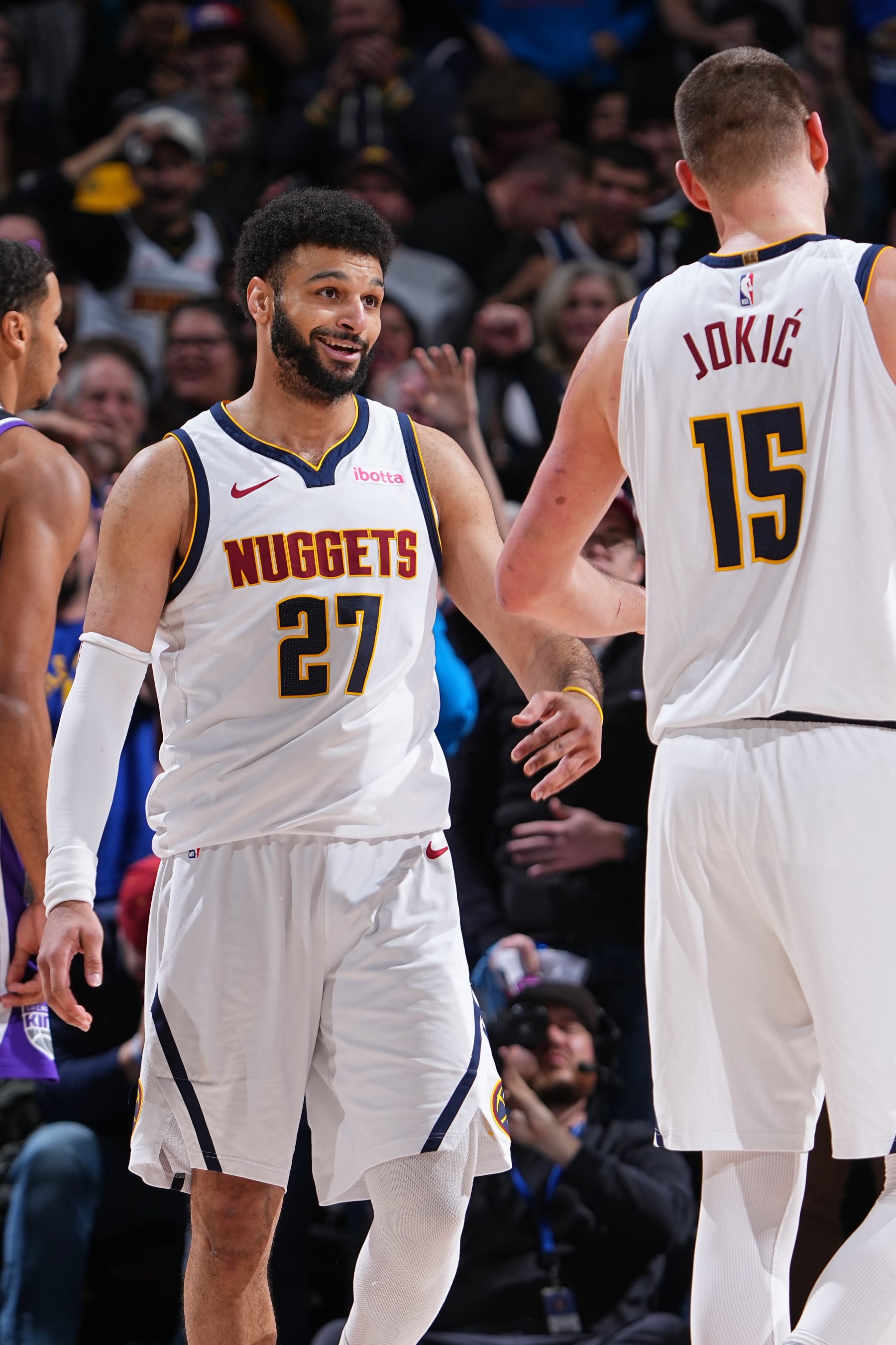 Jamal Murray and Nikola JokiÄ