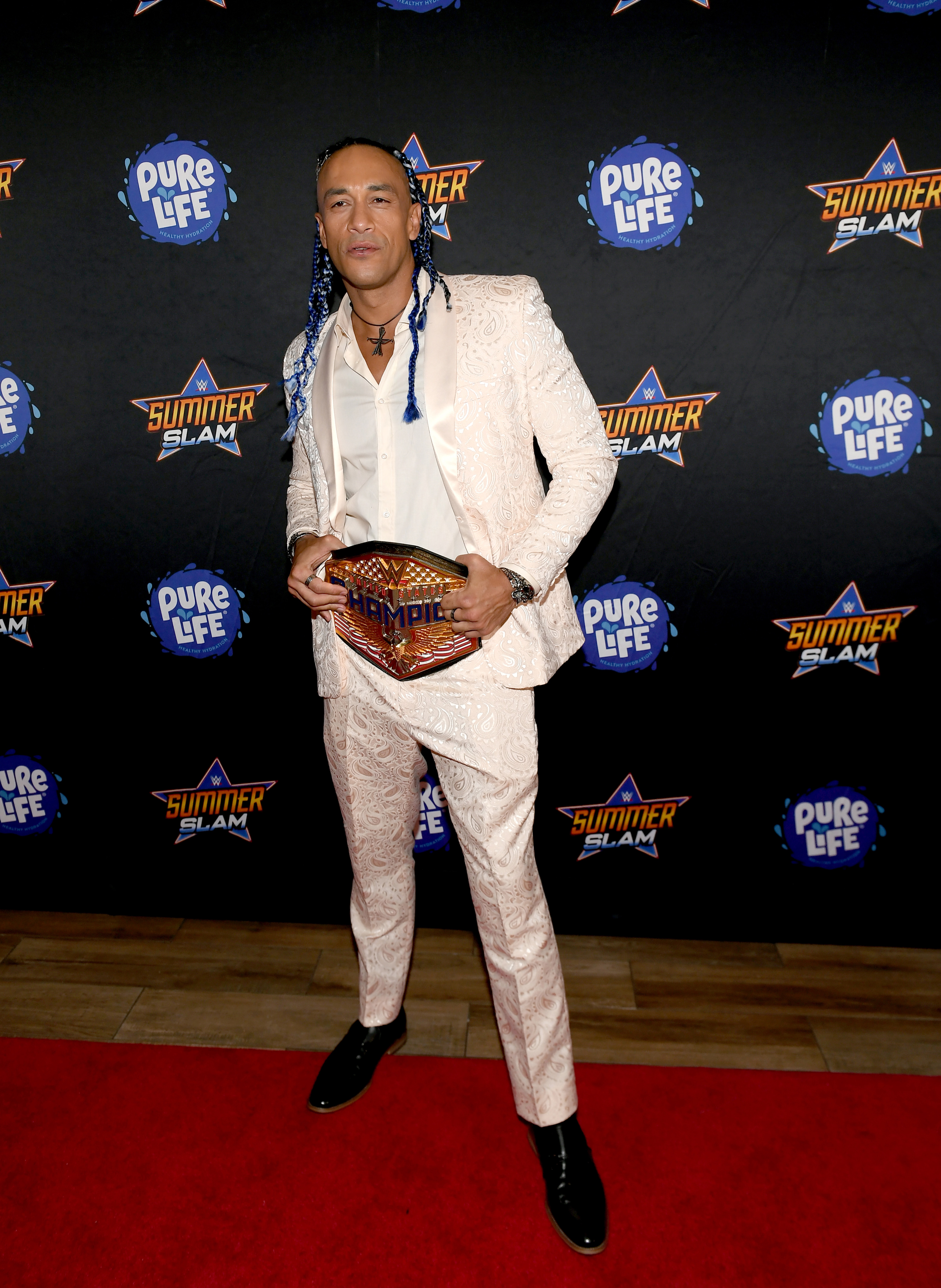 LAS VEGAS, NEVADA - AUGUST 21: Professional Wrestler Damian Priest attends the WWE SummerSlam after party at Delano Las Vegas at Mandalay Bay Resort and Casino on August 21, 2021 in Las Vegas, Nevada. (Photo by Bryan Steffy/Getty Images for WWE SummerSlam After Party)