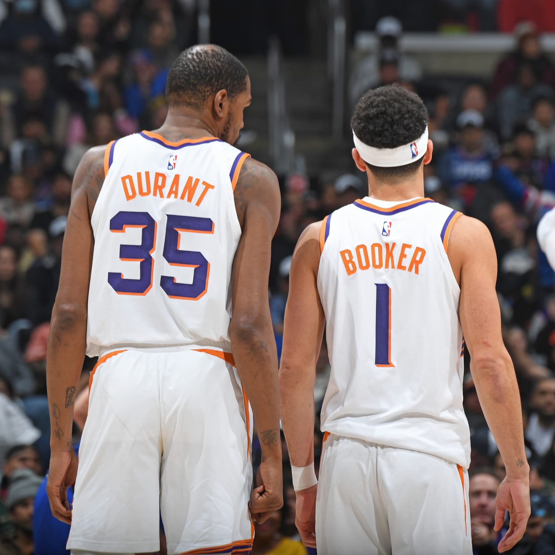 Kevin Durant and Devin Booker