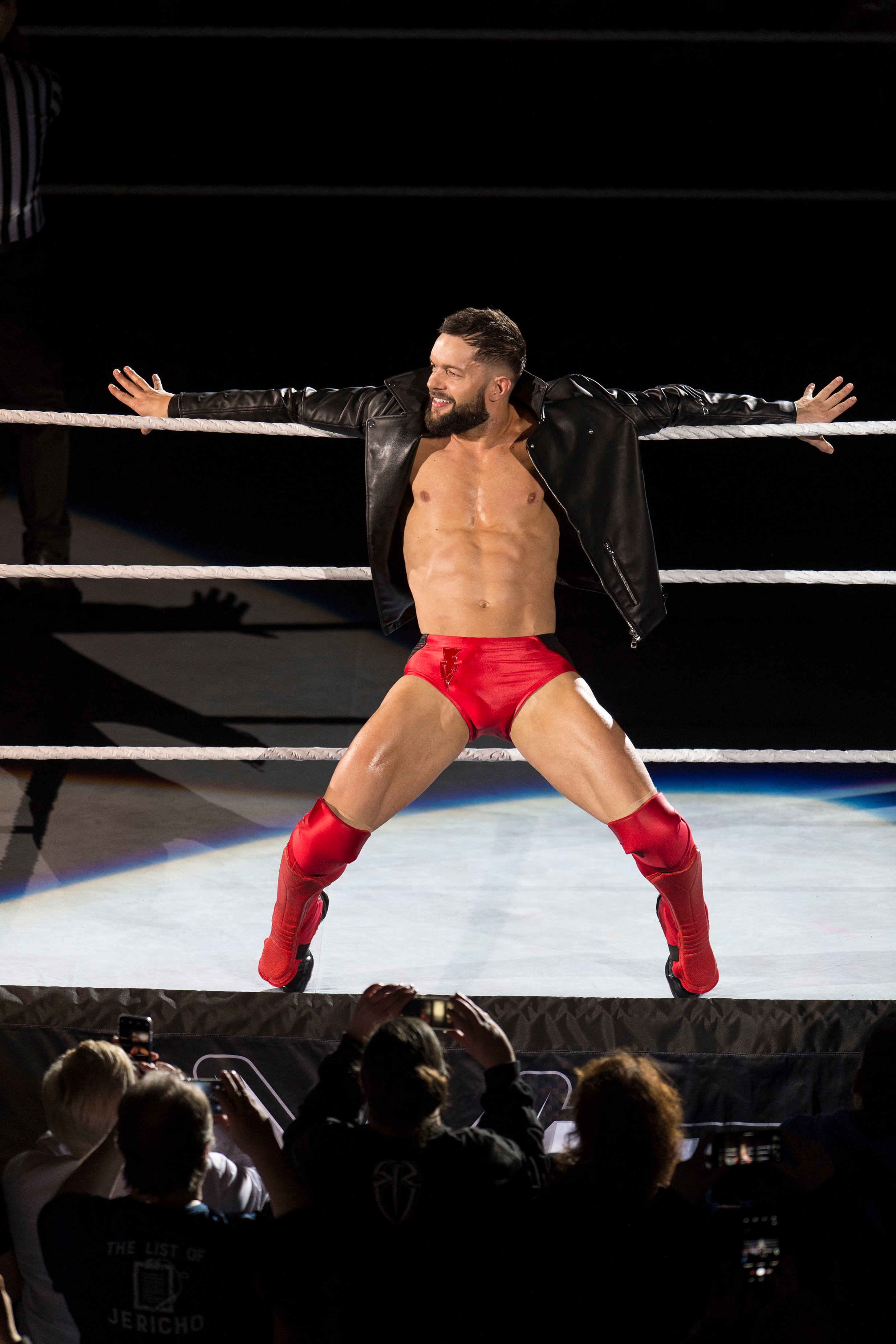 COLOGNE, GERMANY - NOVEMBER 07: Finn Balor during the WWE Live Show at Lanxess Arena on November 7, 2018 in Cologne, Germany. (Photo by Marc Pfitzenreuter/Getty Images)