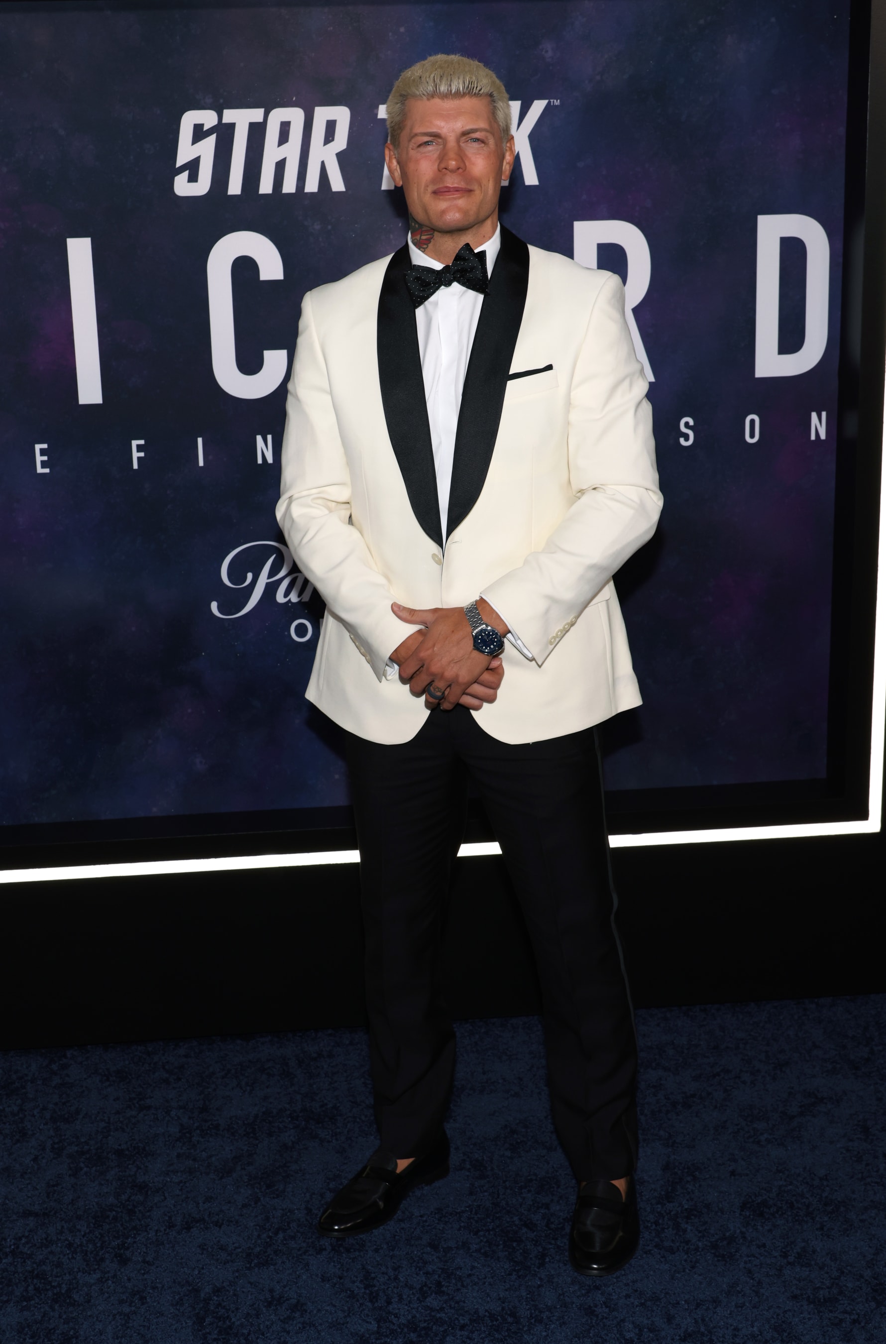 HOLLYWOOD, CALIFORNIA - FEBRUARY 09: Cody Rhodes attends the Los Angeles premiere of the third and final season of Paramount+'s original series "Star Trek: Picard" at TCL Chinese Theatre on February 09, 2023 in Hollywood, California. (Photo by David Livingston/Getty Images)