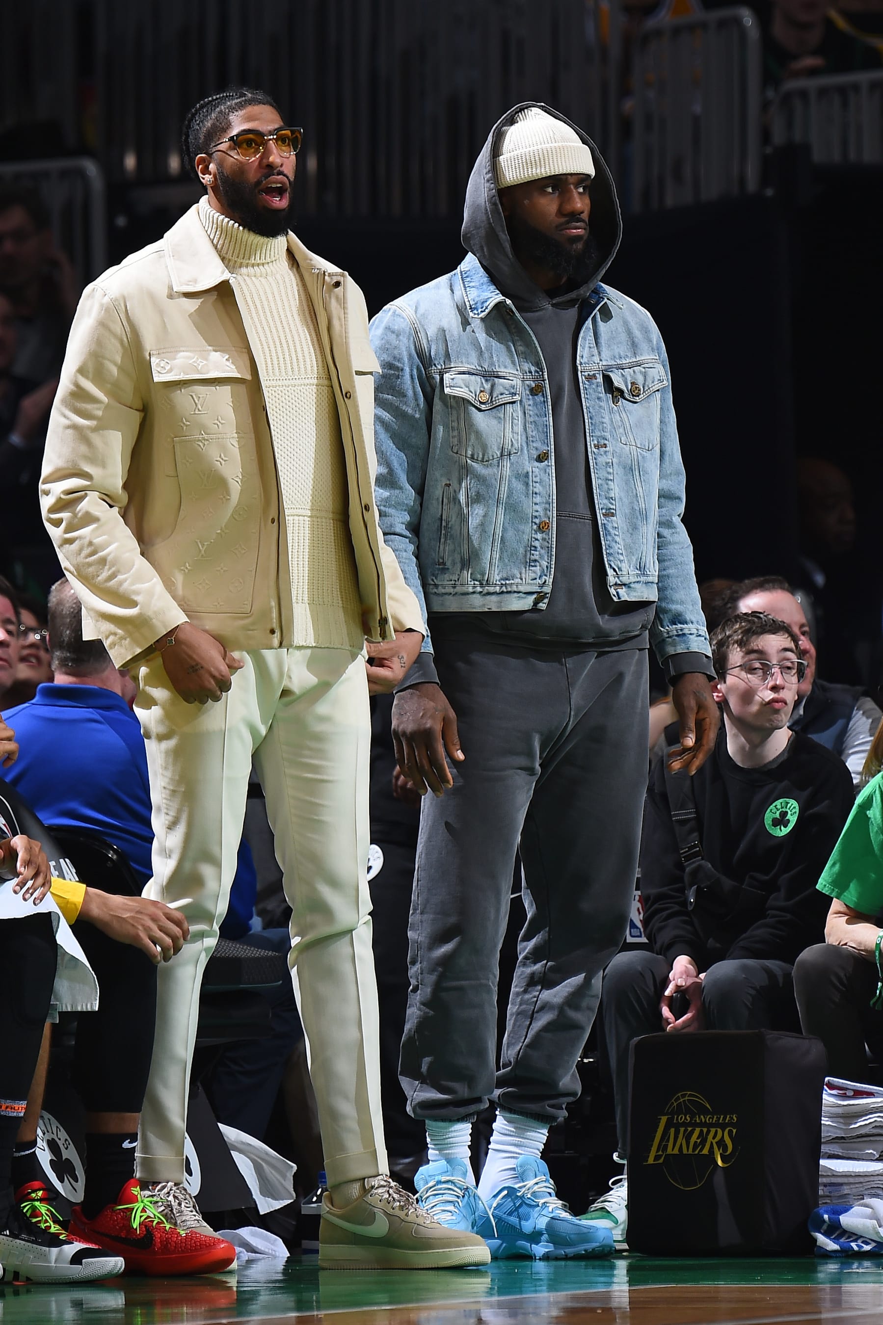 Anthony Davis and LeBron James