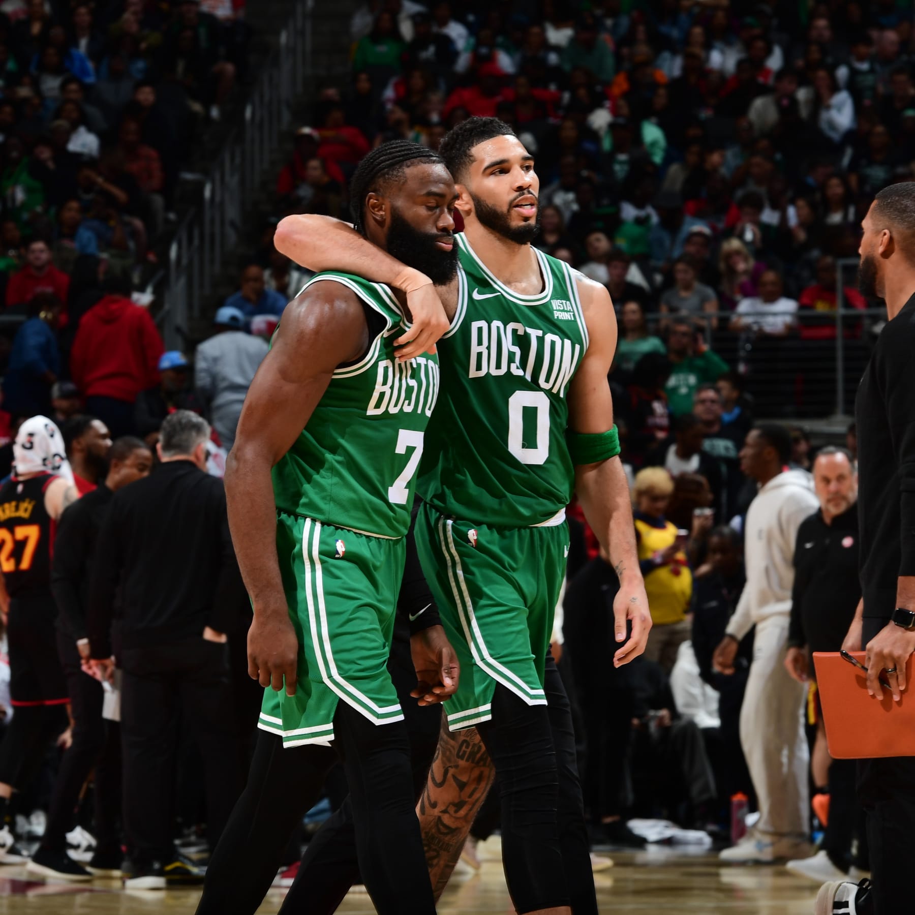 Jaylen Brown and Jayson Tatum