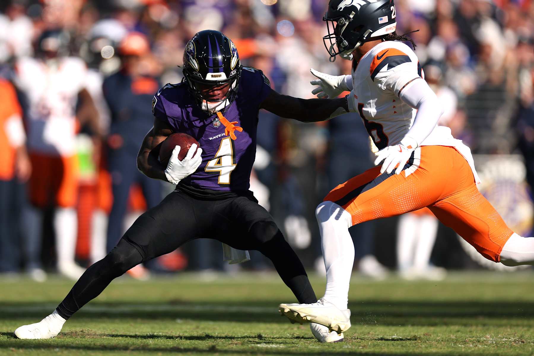 Baltimore Ravens wide receiver Zay Flowers