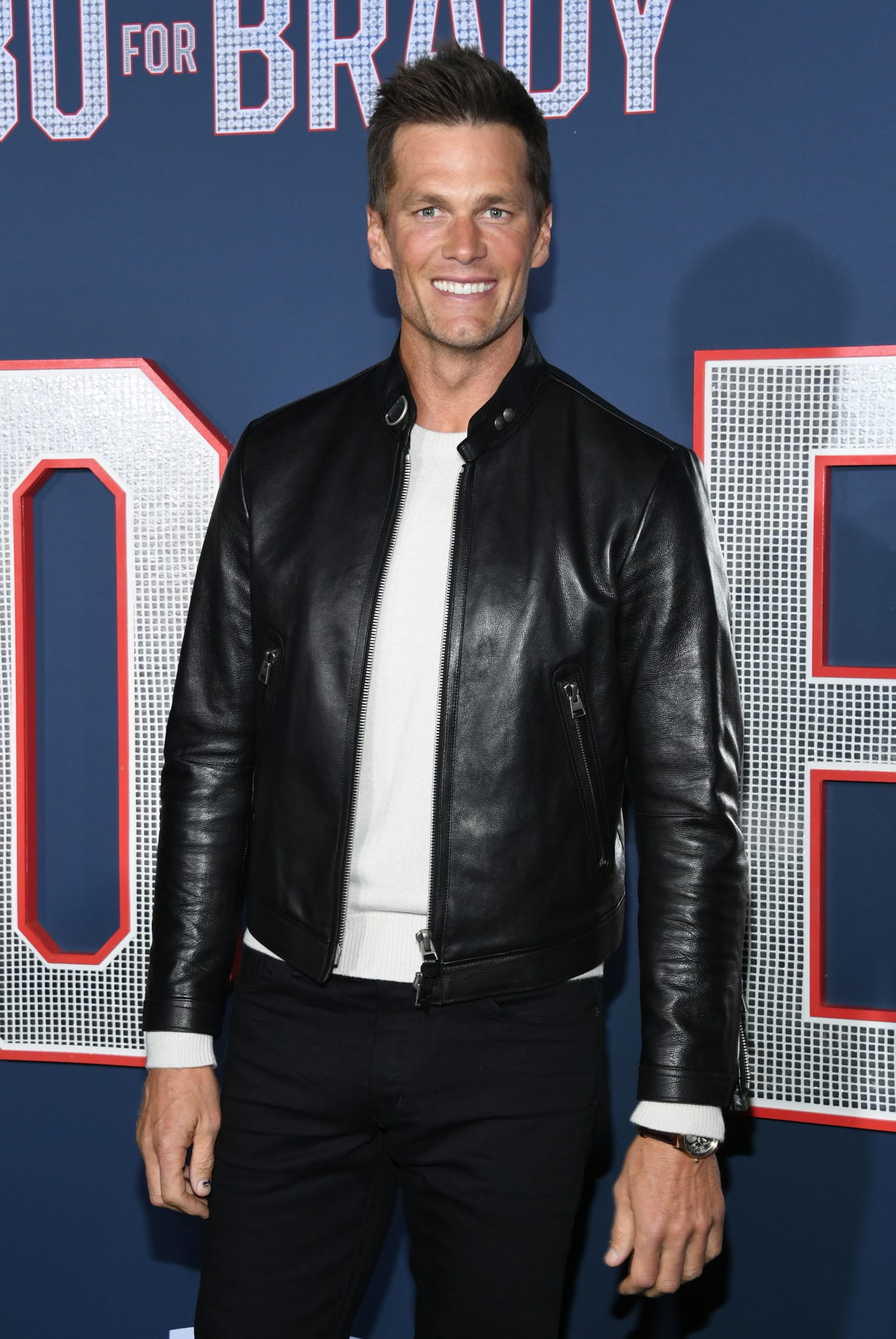 LOS ANGELES, CALIFORNIA - JANUARY 31: Tom Brady attends Los Angeles Premiere Screening Of Paramount Pictures' "80 For Brady" at Regency Village Theatre on January 31, 2023 in Los Angeles, California. (Photo by Jon Kopaloff/Getty Images)
