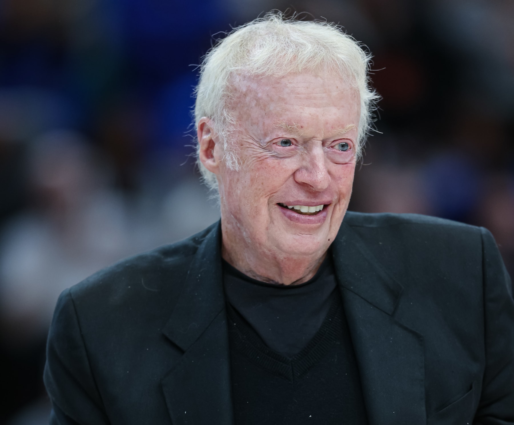 PORTLAND, OR - NOVEMBER 27: Nike co-founder Phil Knight is seen during the Purdue Boilermakers and Duke Blue Devils game in the Phil Knight Legacy Tournament Men's Championship at Moda Center on November 27, 2022 in Portland, Oregon. (Photo by Michael Hickey/Getty Images)