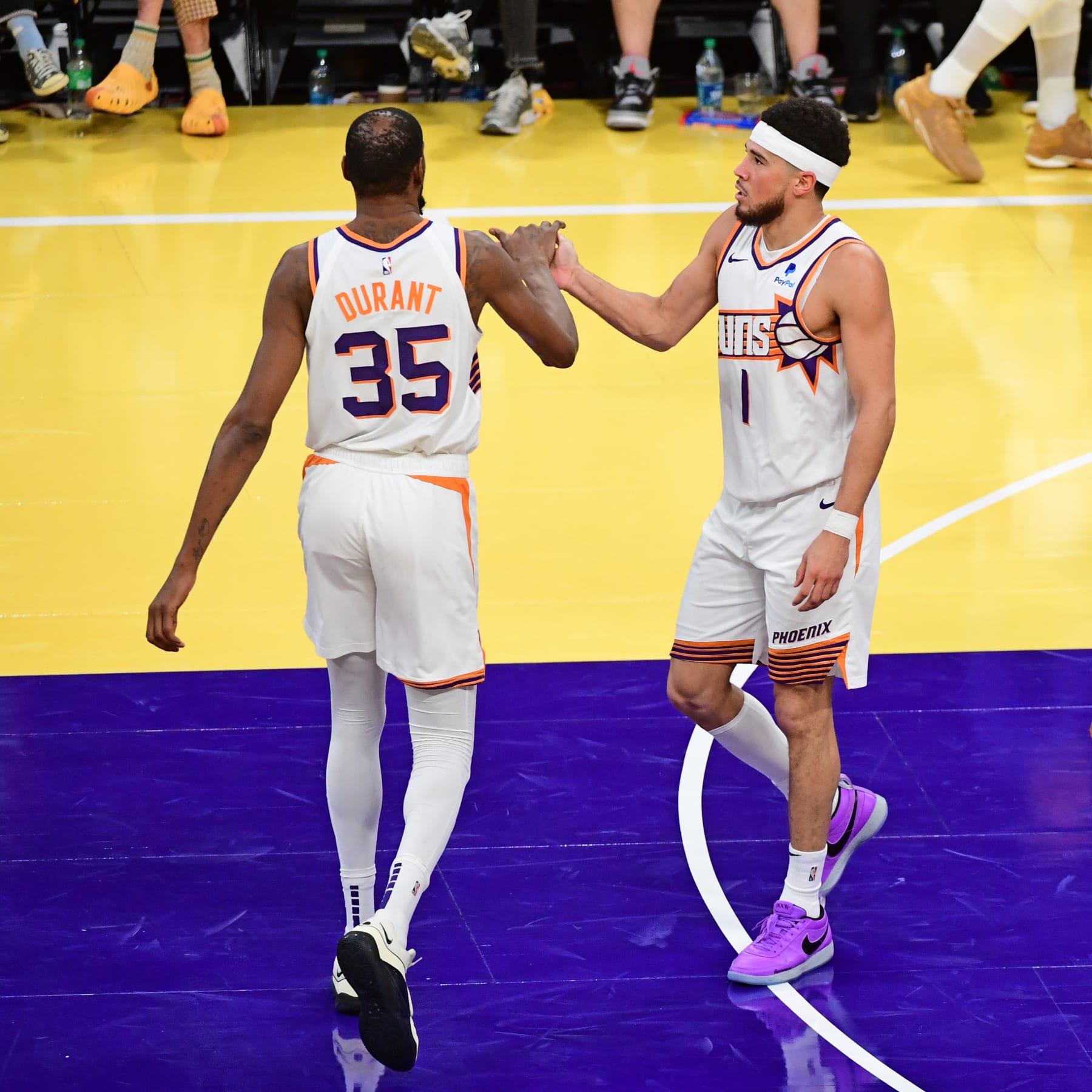 Kevin Durant and Devin Booker