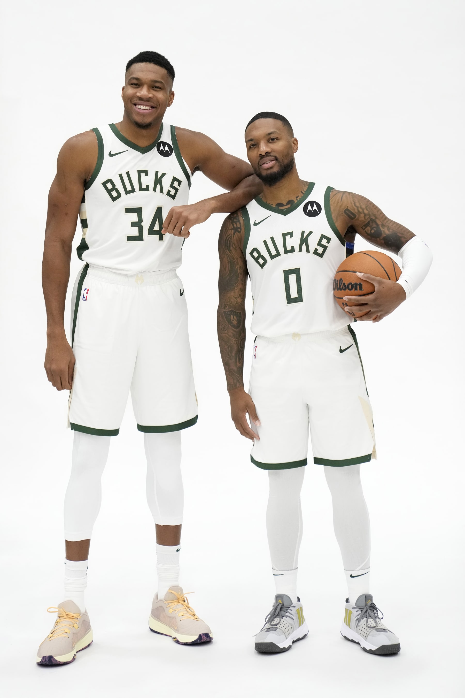 Giannis Antetokounmpo and Damian Lillard