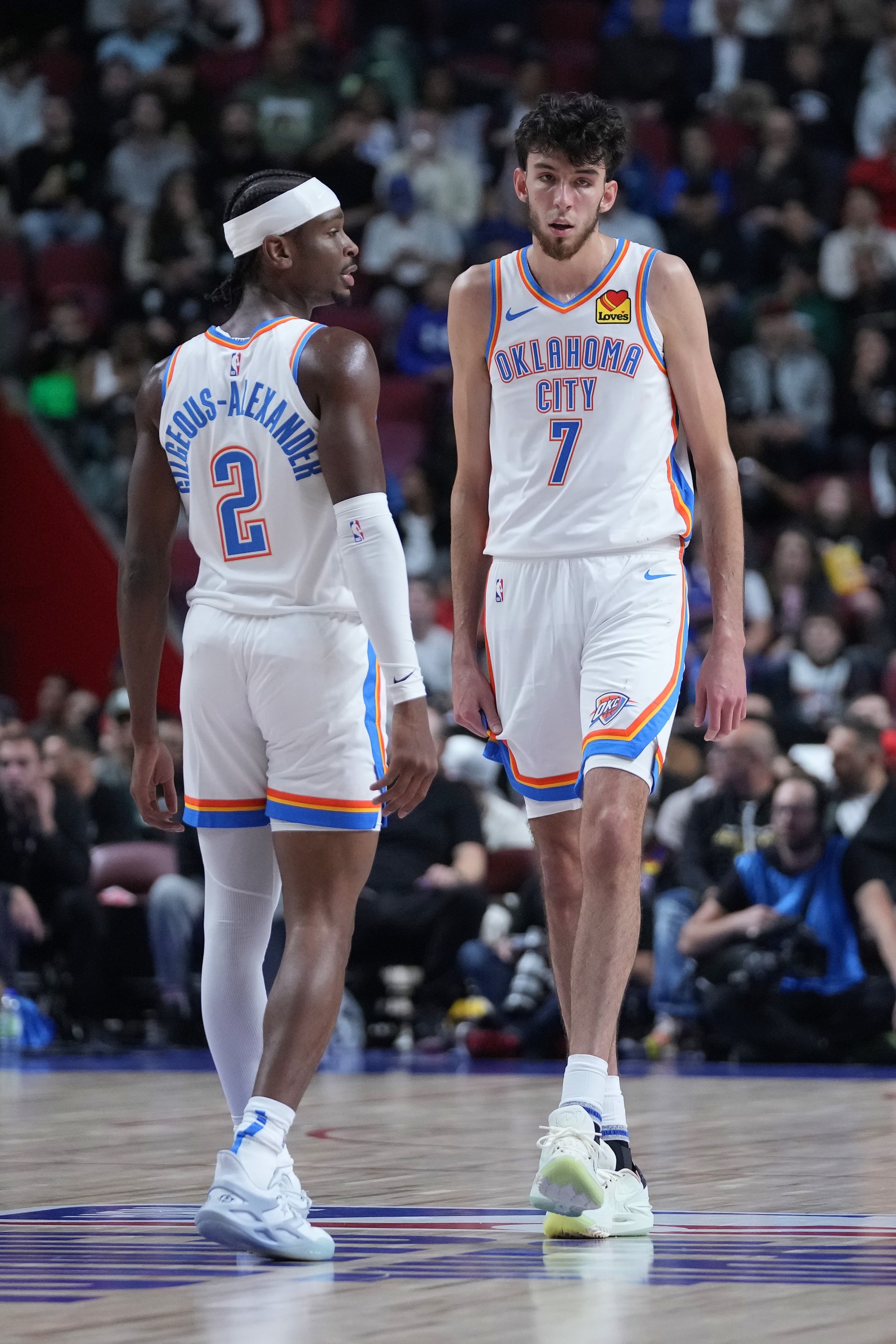 Shai Gilgeous-Alexander and Chet Holmgren