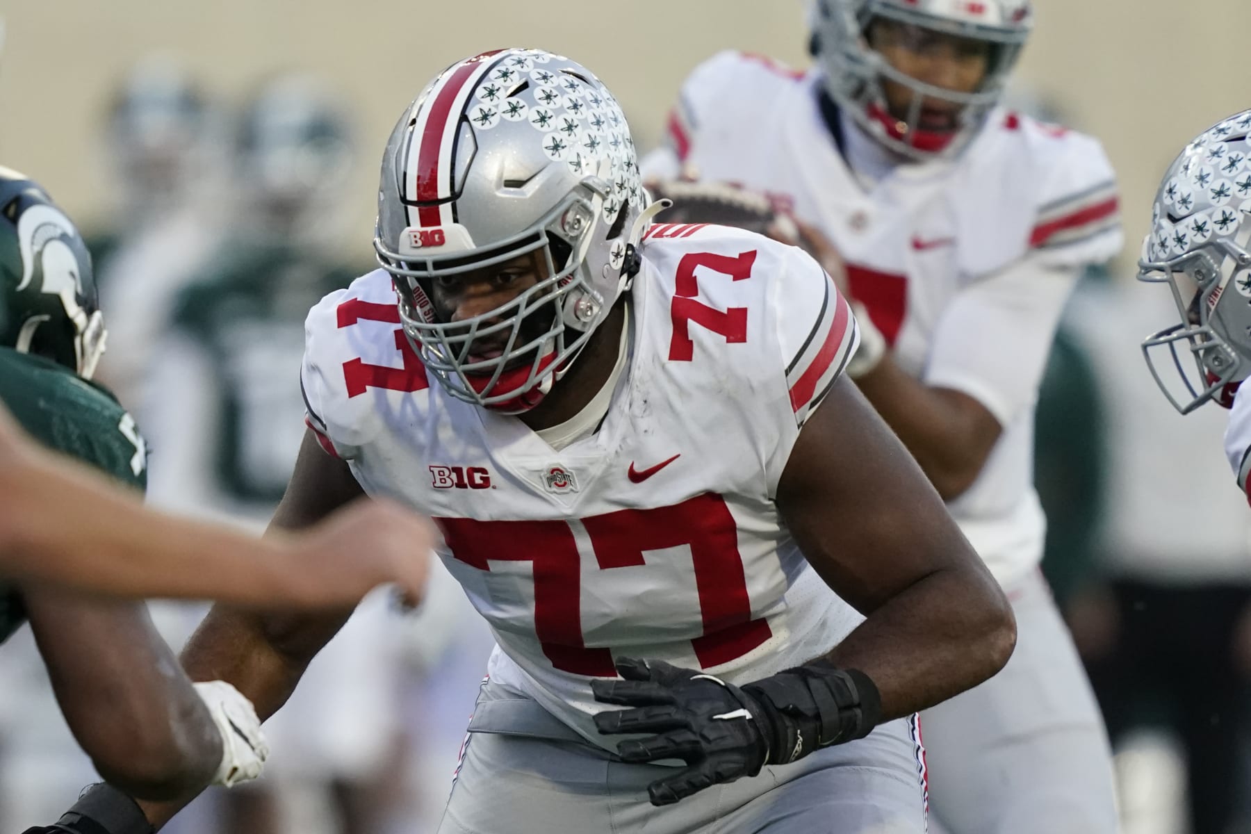 Ohio State offensive tackle Paris Johnson Jr.