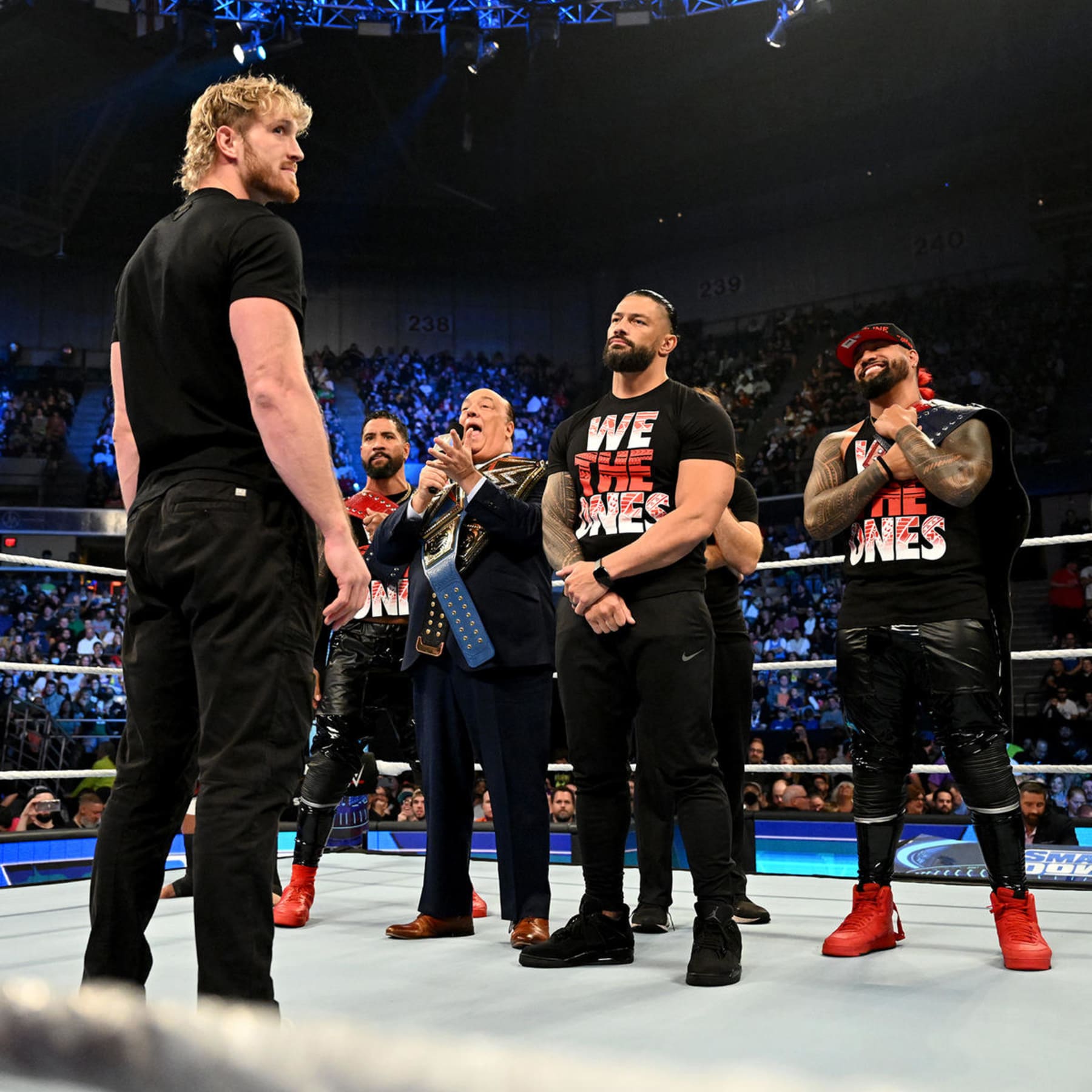 Logan Paul will challenge Roman Reigns for the undisputed WWE universal title at Crown Jewel.