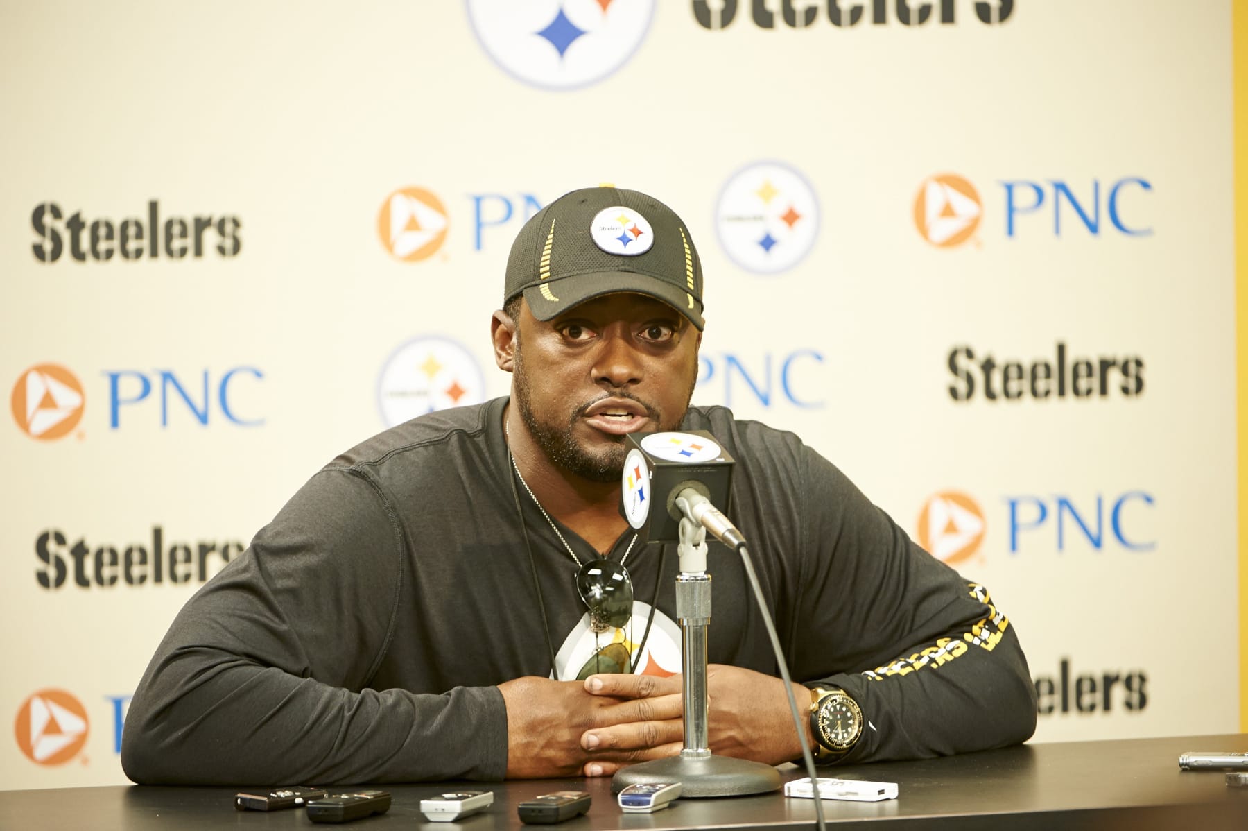 Steelers head coach Mike Tomlin