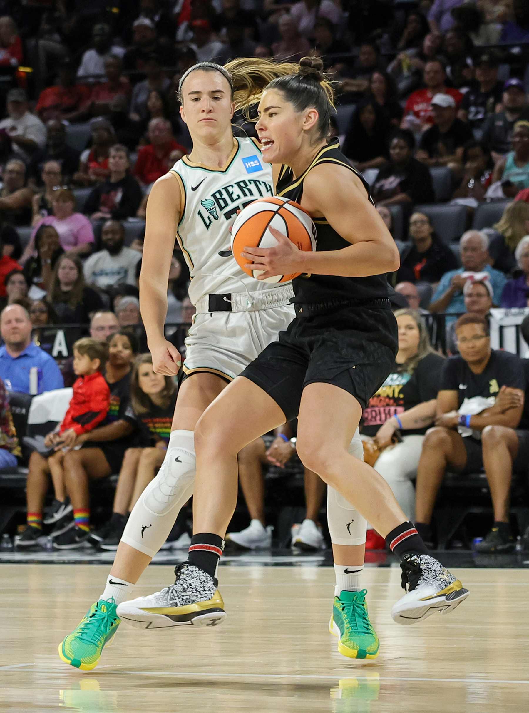 Sabrina Ionescu and Kelsey Plum