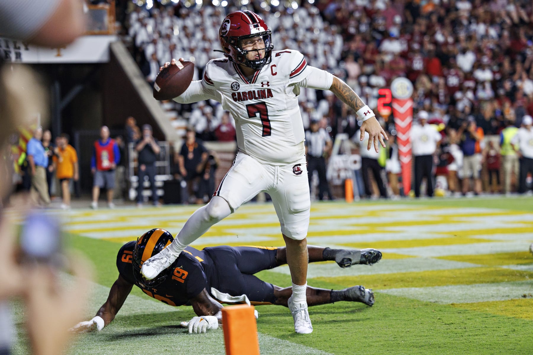 South Carolina quarterback Spencer Rattler