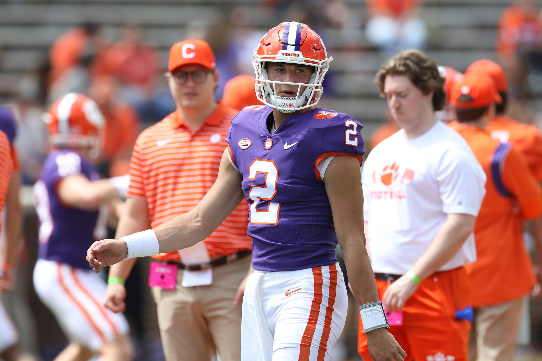 Clemson Tigers quarterback Cade Klubnik