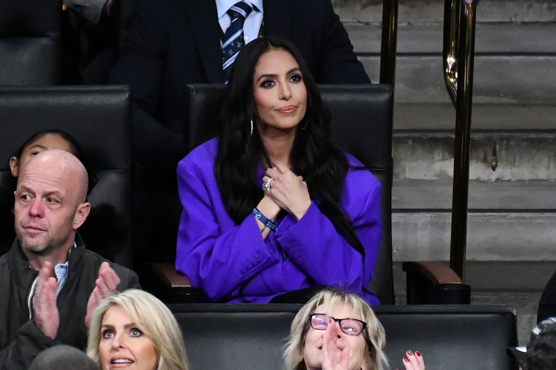 LOS ANGELES, CALIFORNIA - FEBRUARY 08: Vanessa Bryant attends a basketball game between the Los Angeles Lakers and the Denver Nuggets at Crypto.com Arena on February 08, 2024 in Los Angeles, California. NOTE TO USER: User expressly acknowledges and agrees that, by downloading and or using this photograph, User is consenting to the terms and conditions of the Getty Images License Agreement. (Photo by Allen Berezovsky/Getty Images)