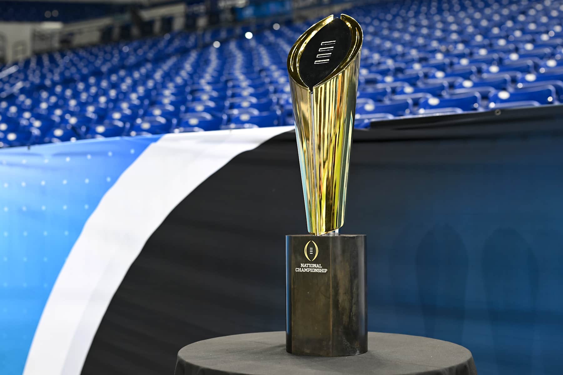 The College Football Playoff (CFP) Championship trophy