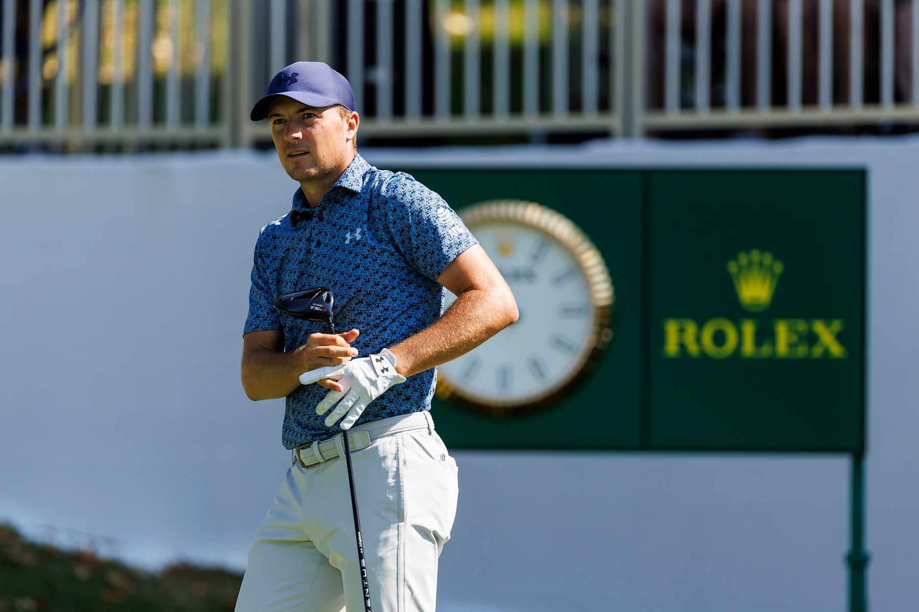 MEMPHIS, TENNESSEE - AUGUST 16: Jordan Spieth of the United States on the 1st tee during the second round of the FedEx St. Jude Championship at TPC Southwind on August 16, 2024 in Memphis, Tennessee. (Photo by James Gilbert/PGA TOUR via Getty Images)