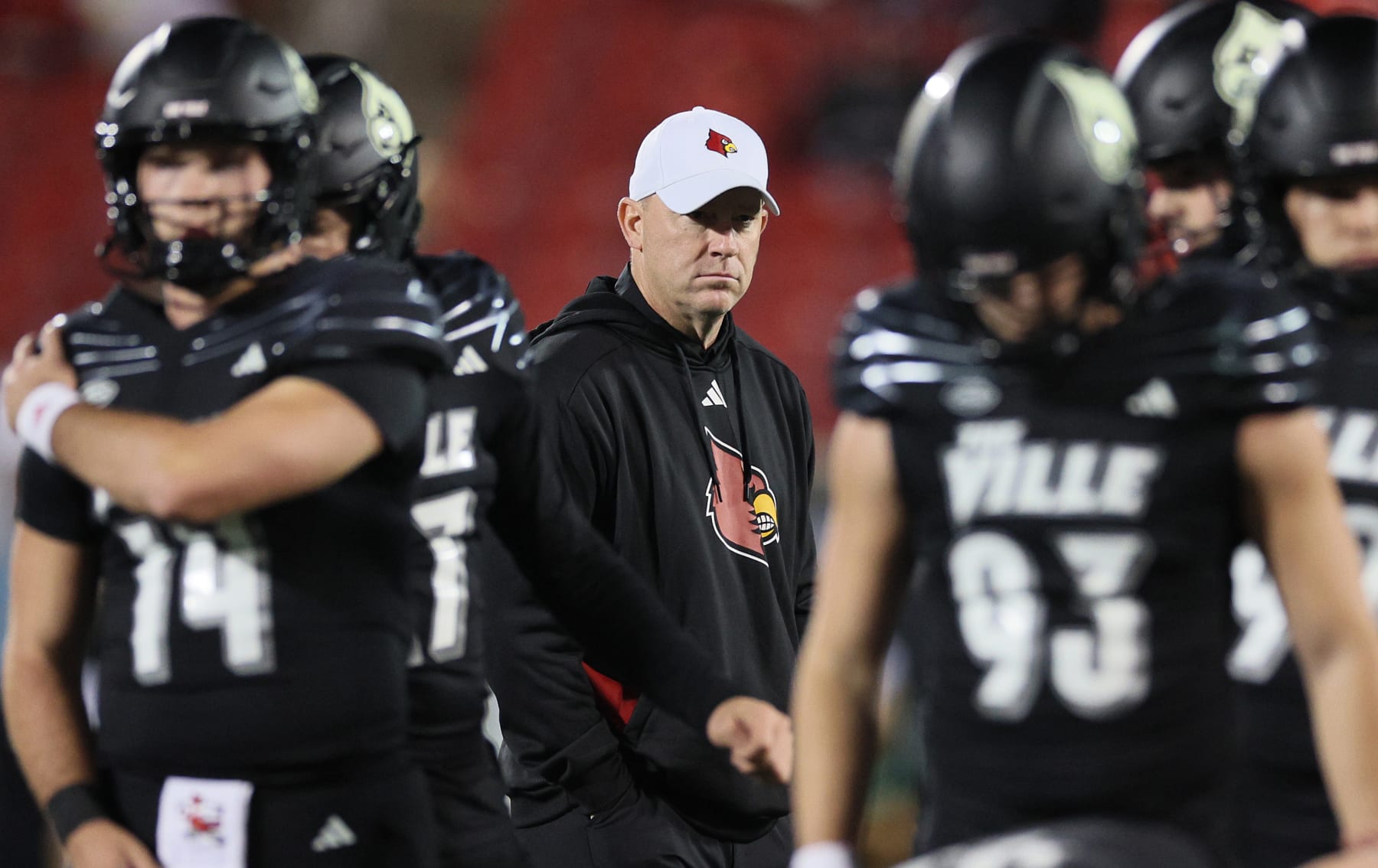 Louisville head coach Jeff Brohm