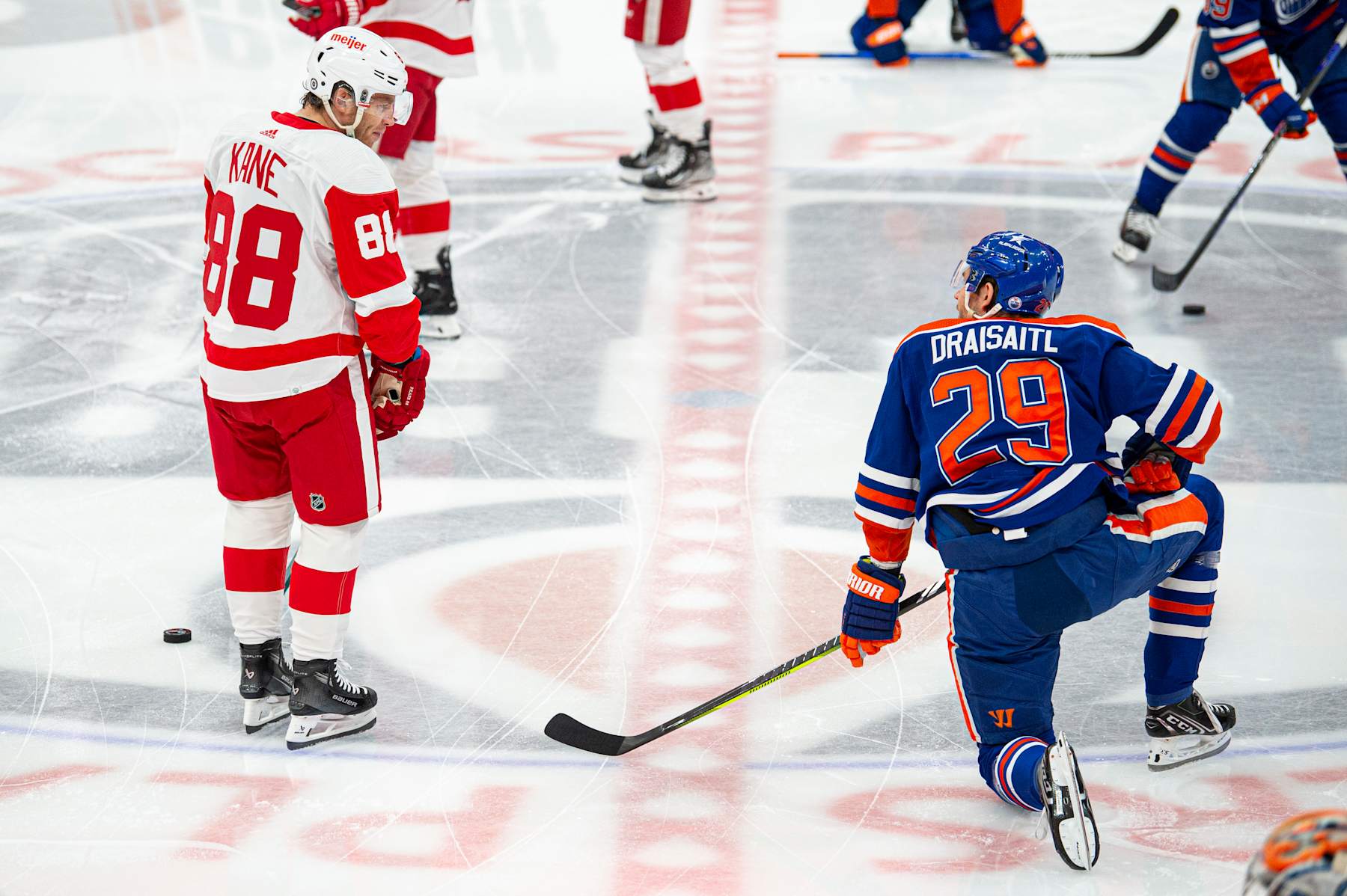 Patrick Kane and Leon Draisaitl.