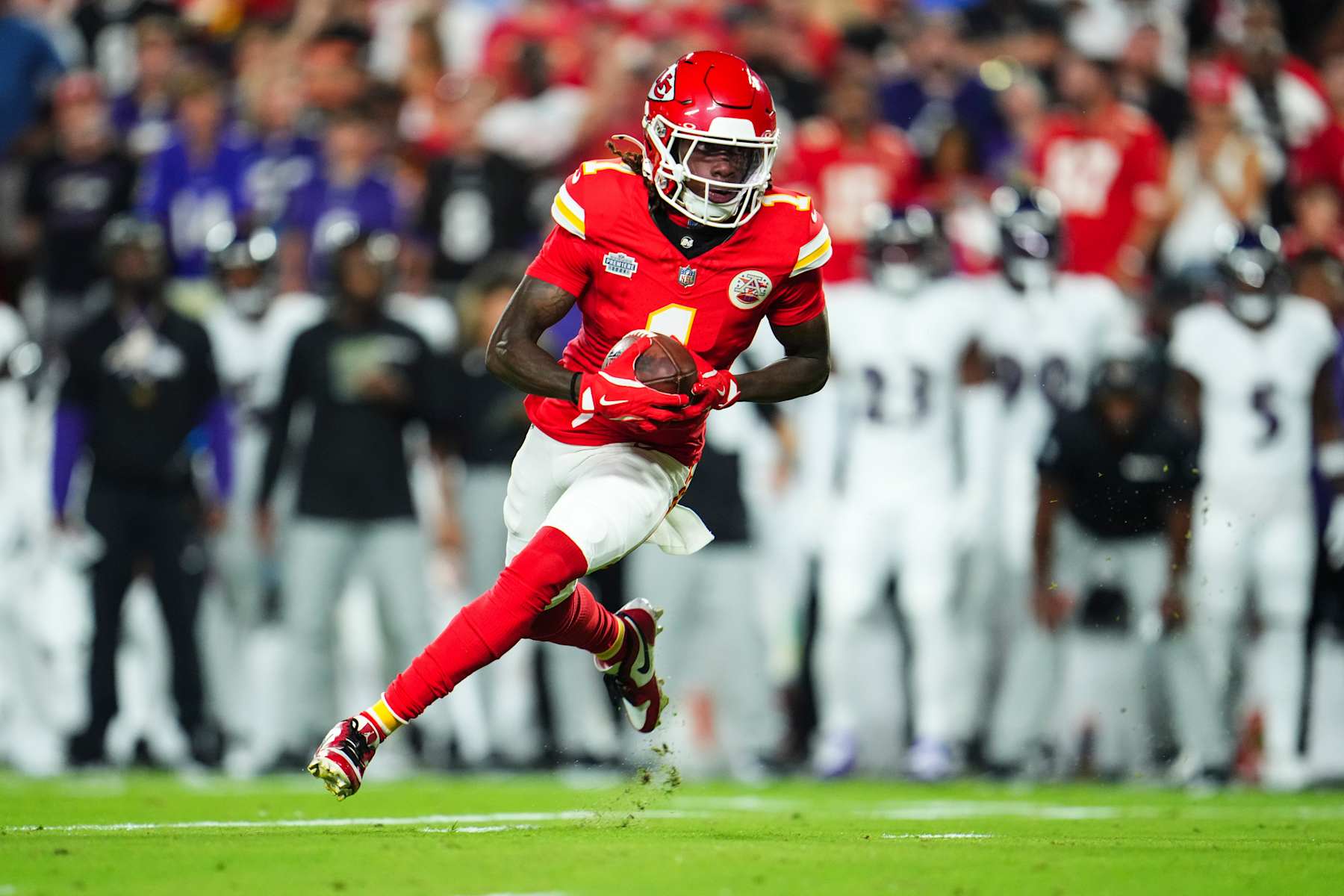 Rookie wide receiver Xavier Worthy makes the Kansas City Chiefs offense even more dangerous. 