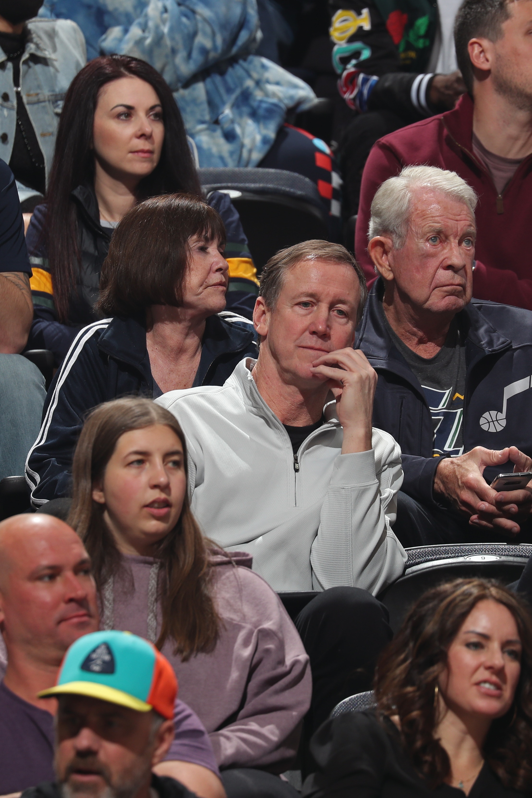 SALT LAKE CITY, UT - MARCH 12: Former Portland Trail Blazers Head Coach, Terry Stotts, looks on during the game between the Sacramento Kings and the Utah Jazz on March 12, 2022 at vivint.SmartHome Arena in Salt Lake City, Utah. NOTE TO USER: User expressly acknowledges and agrees that, by downloading and or using this Photograph, User is consenting to the terms and conditions of the Getty Images License Agreement. Mandatory Copyright Notice: Copyright 2022 NBAE (Photo by Melissa Majchrzak/NBAE via Getty Images)