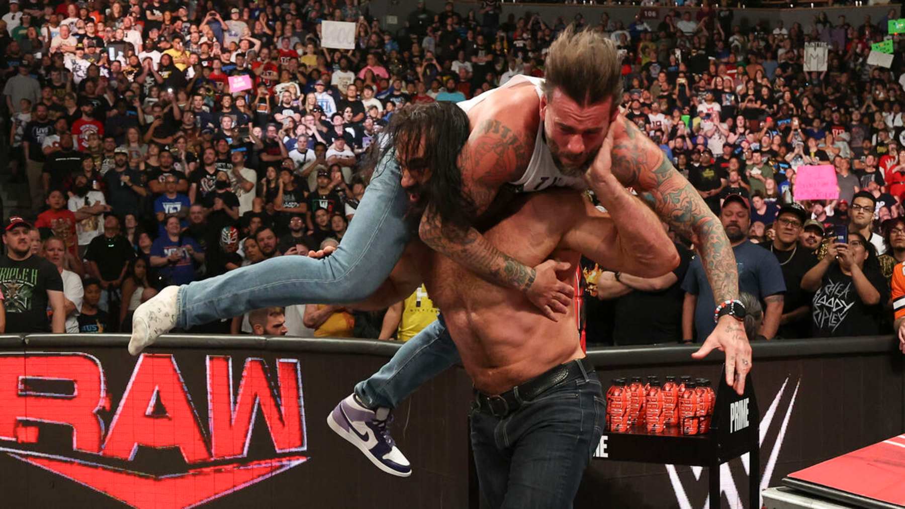 On Raw, Drew McIntyre battered CM Punk as revenge for his loss at Bash in Berlin.