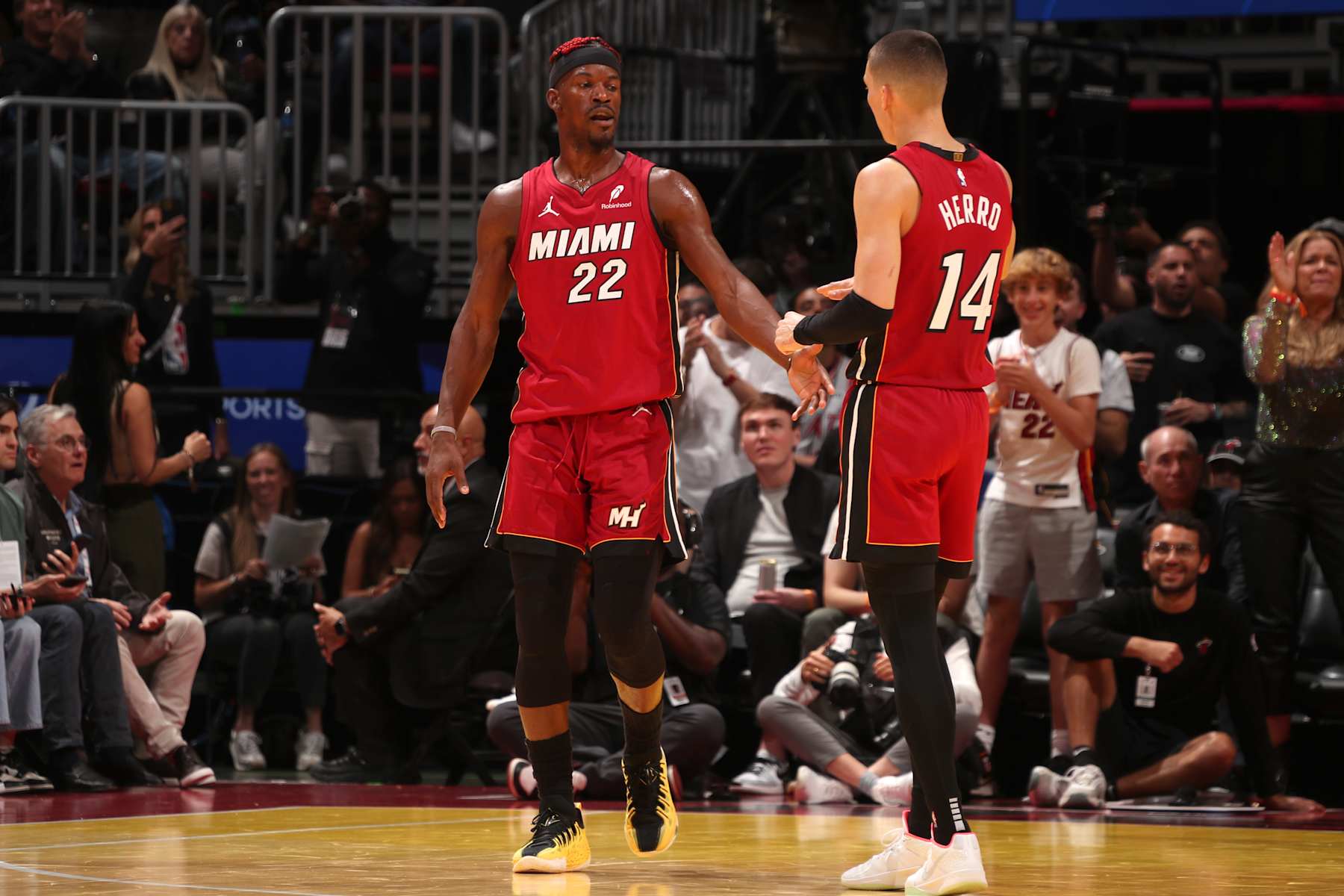 Jimmy Butler and Tyler Herro