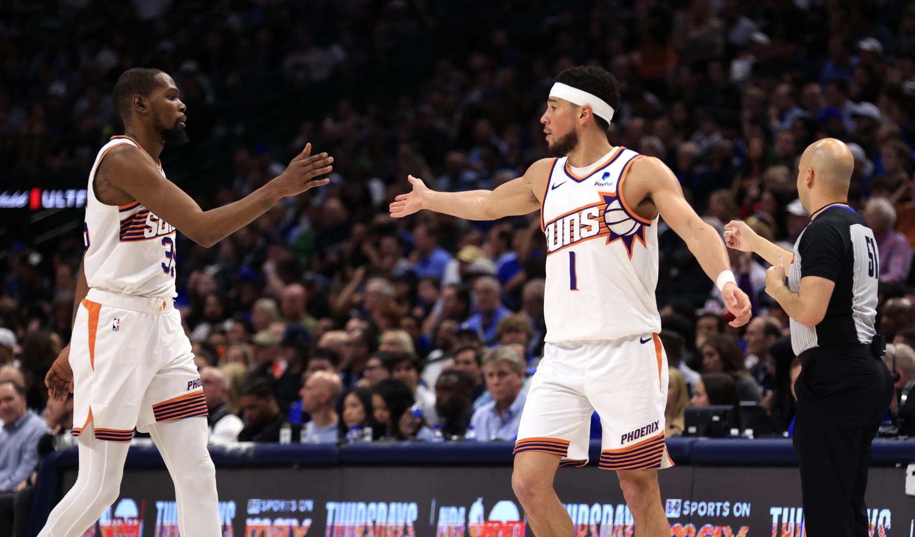 Kevin Durant and Devin Booker