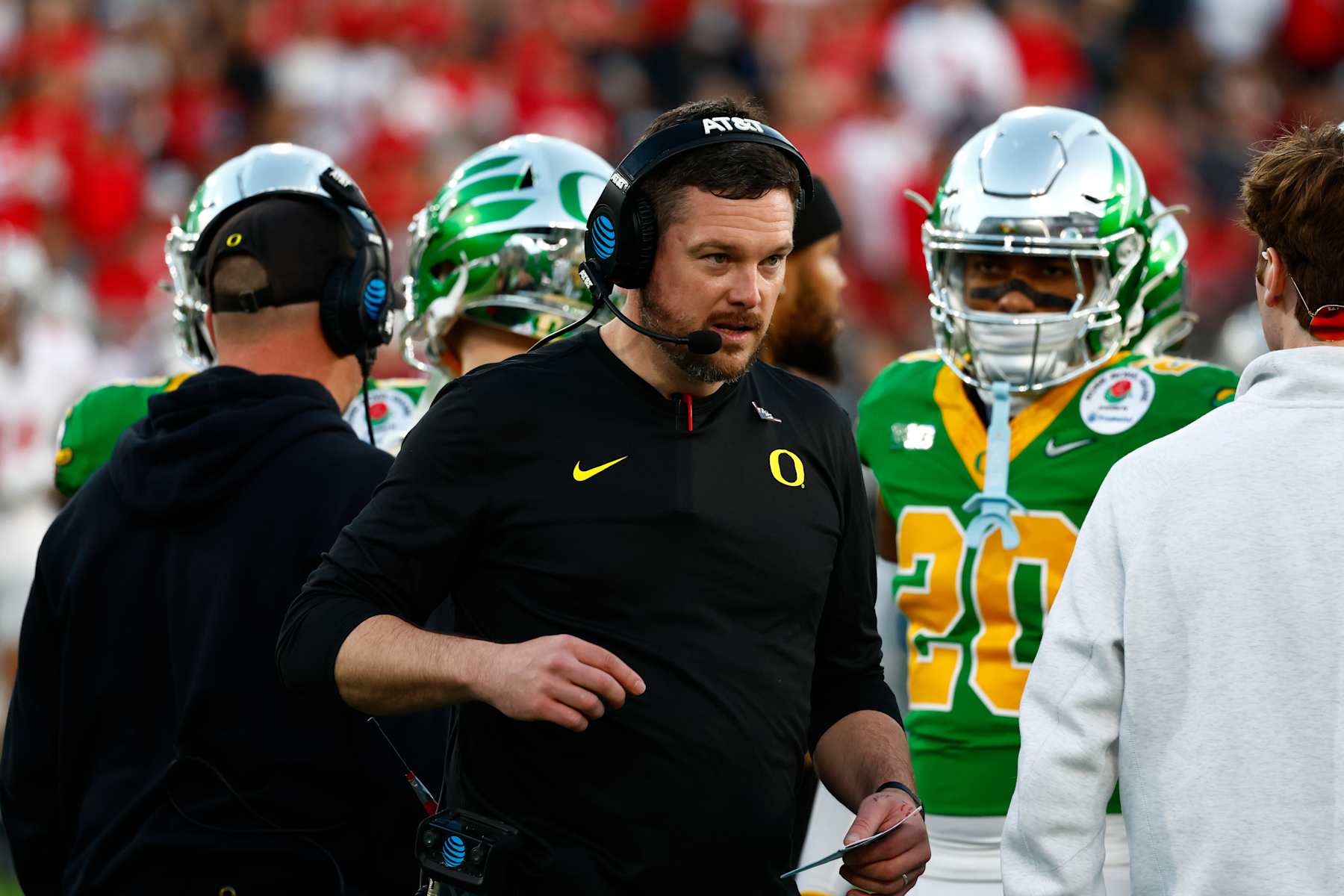 Head Coach Dan Lanning of the Oregon Ducks 