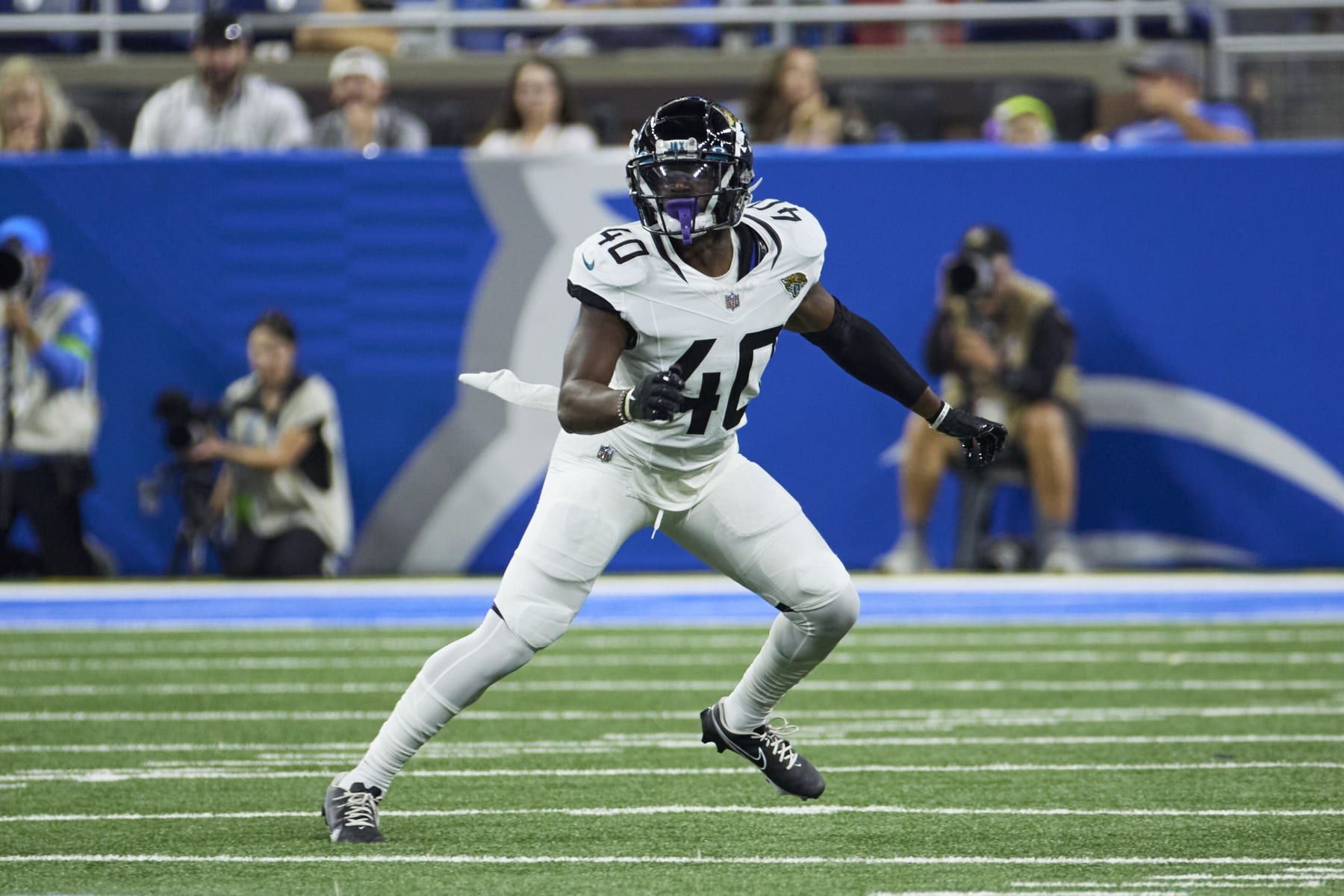 Rookie safety Erick Hallett 