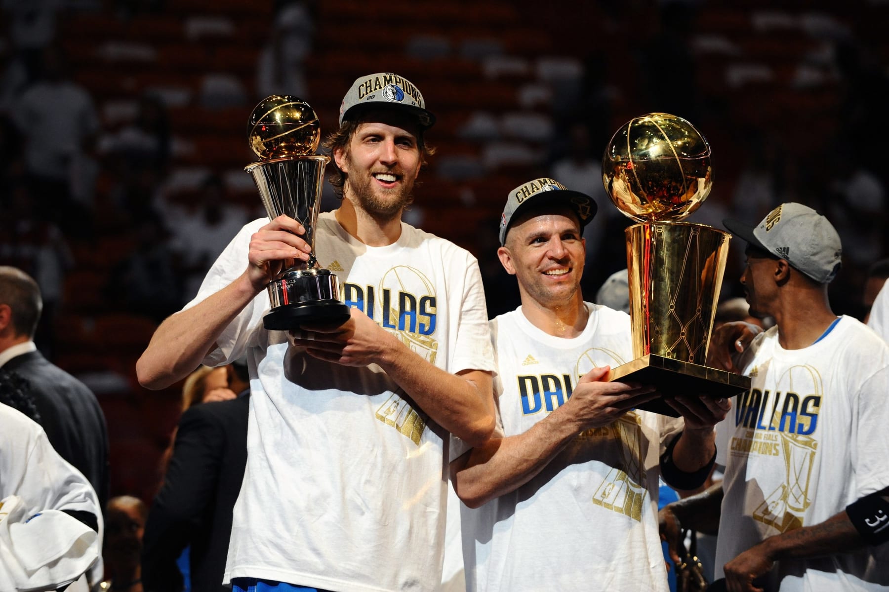 Dirk Nowitzki and Jason Kidd