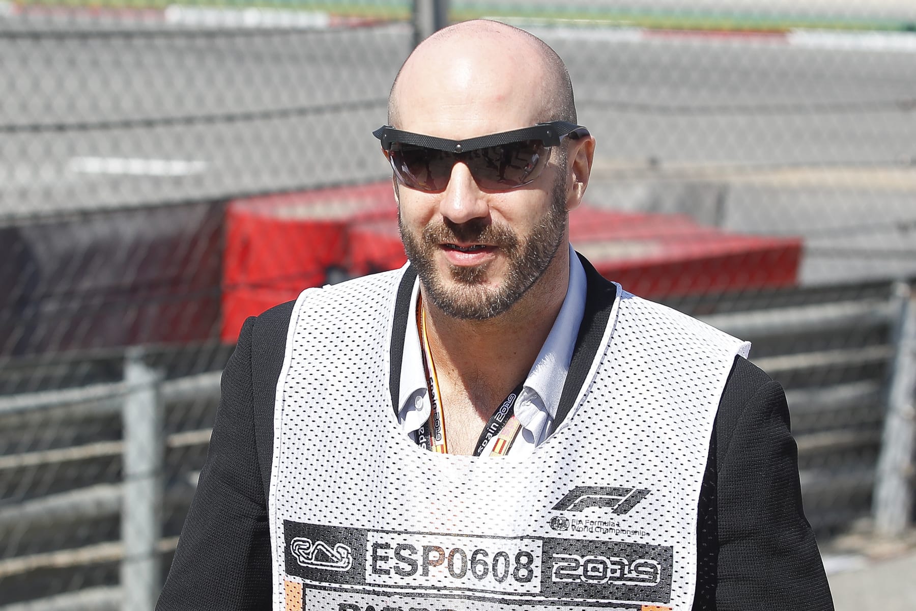 BARCELONA, SPAIN - MAY 12: Claudio Castagnoli WWE start during the F1 Grand Prix of Spain at Circuit de Barcelona-Catalunya on May 12, 2019 in Barcelona, Spain. (Photo by Eric Alonso/MB Media/Getty Images)
