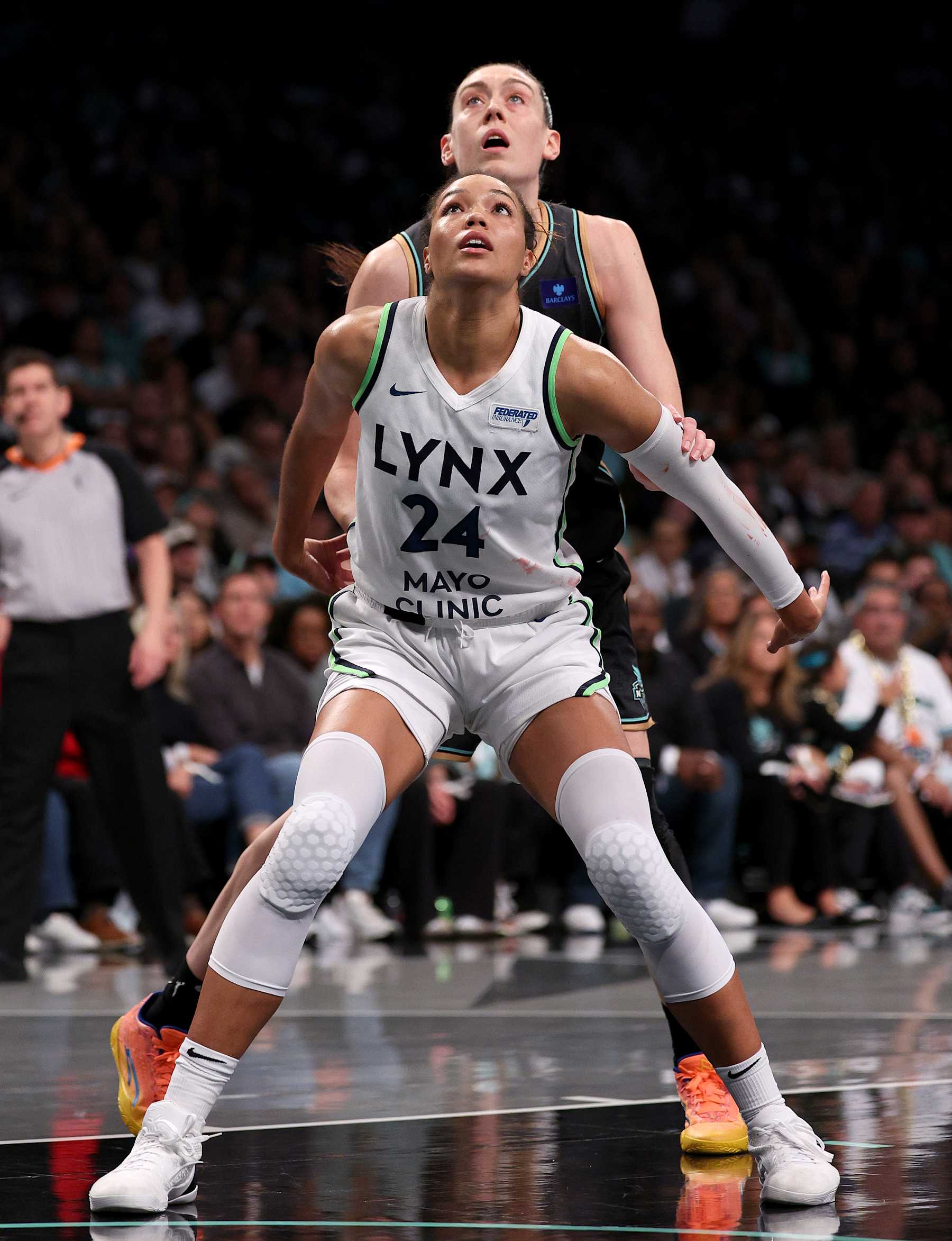 Unrivaled founders Napheesa Collier (below) and Breanna Stewart