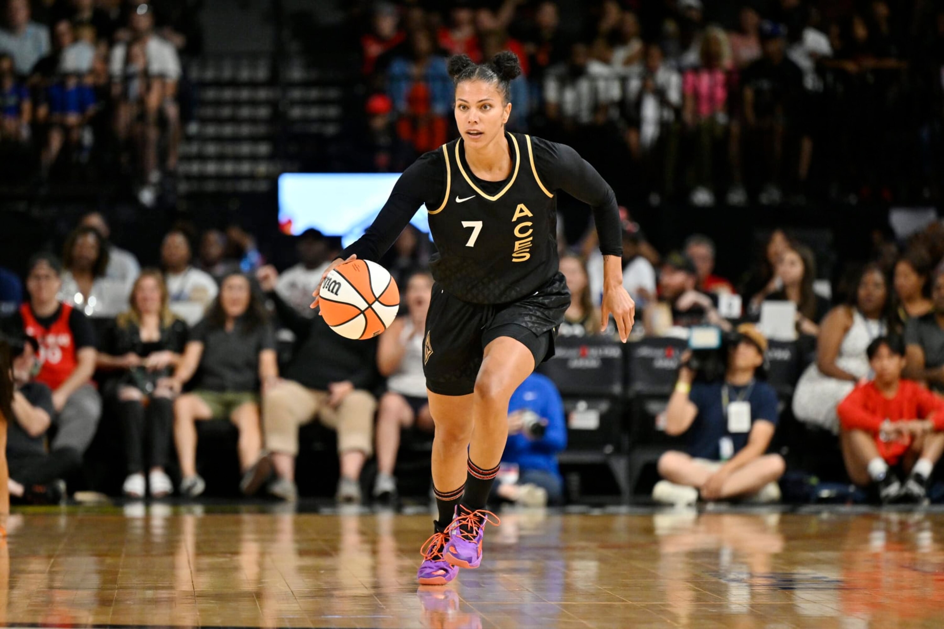 Aces' Alysha Clark Wins 2023 WNBA Sixth Player of the Year Award