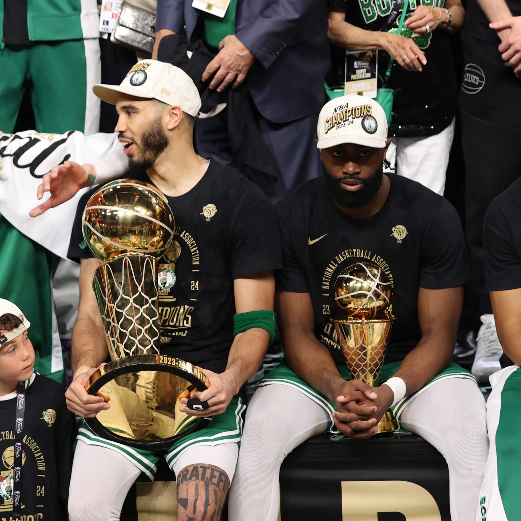 Jayson Tatum and Jaylen Brown