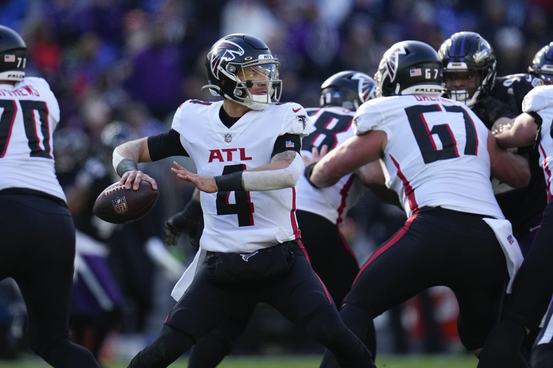 Falcons QB Desmond Ridder