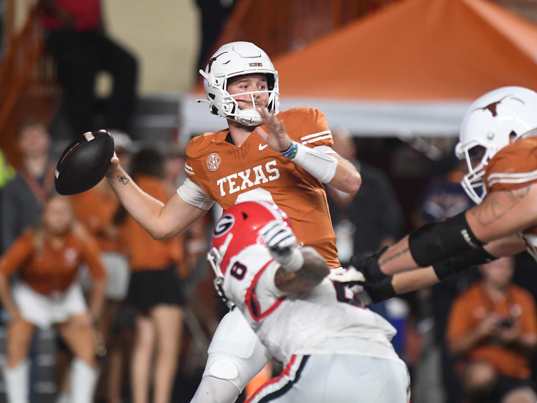 Texas quarterback Quinn Ewers