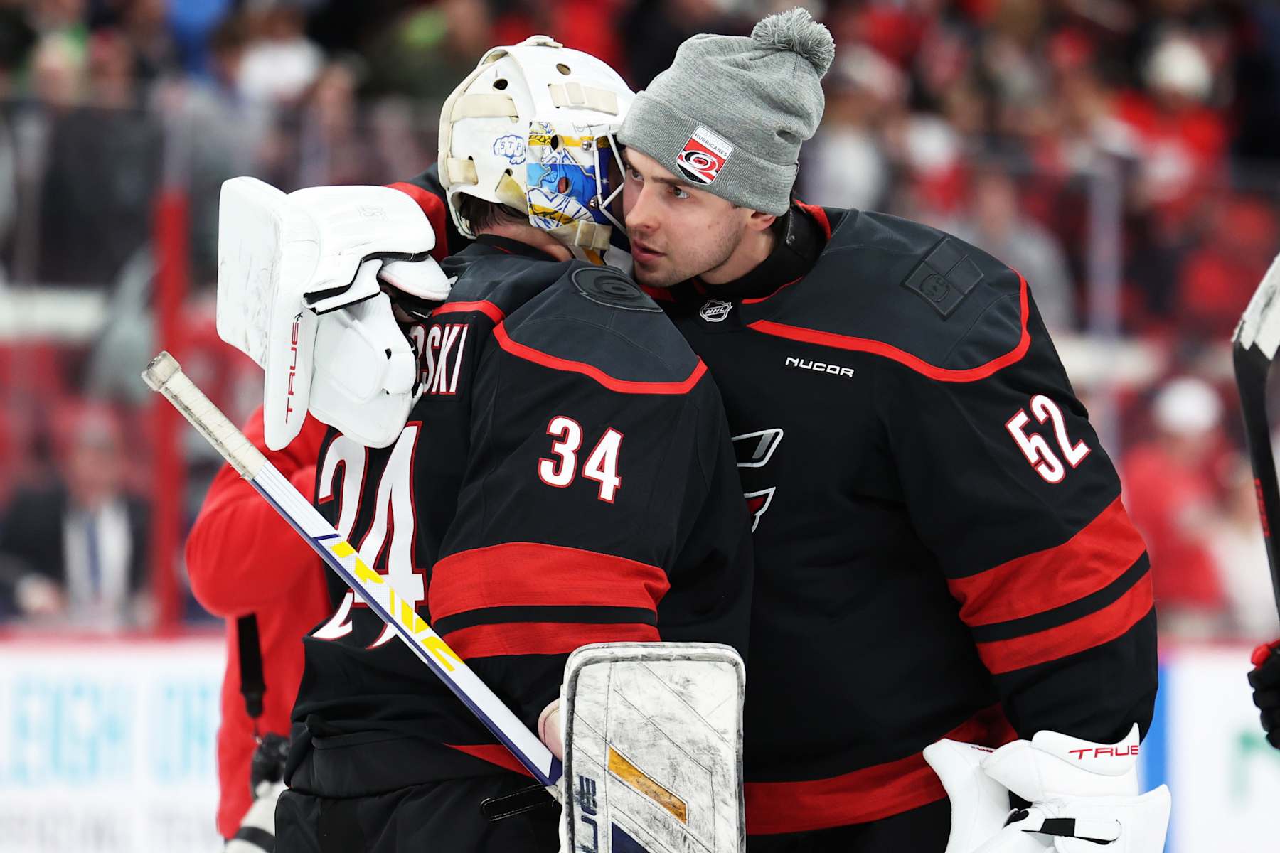 Dustin Tokarski and Pyotr Kochetkov.