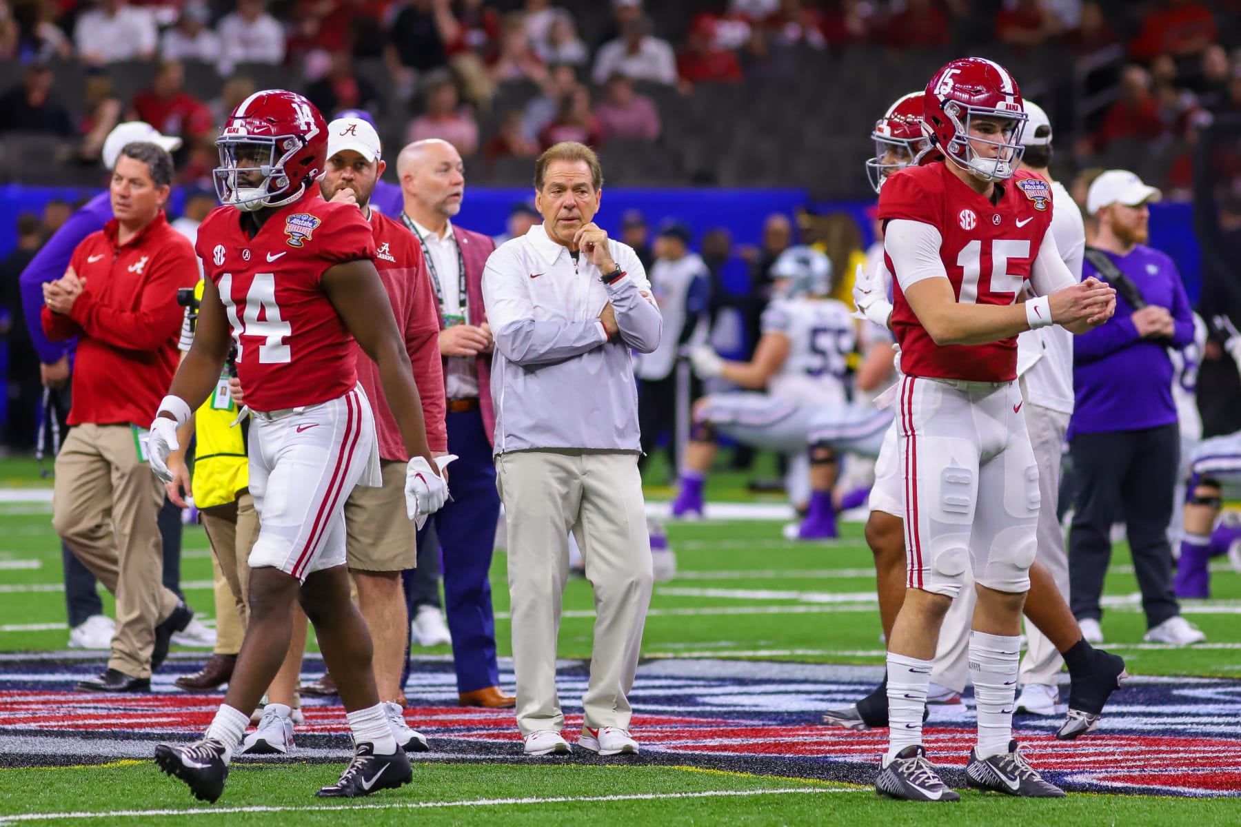 Alabama head coach Nick Saban