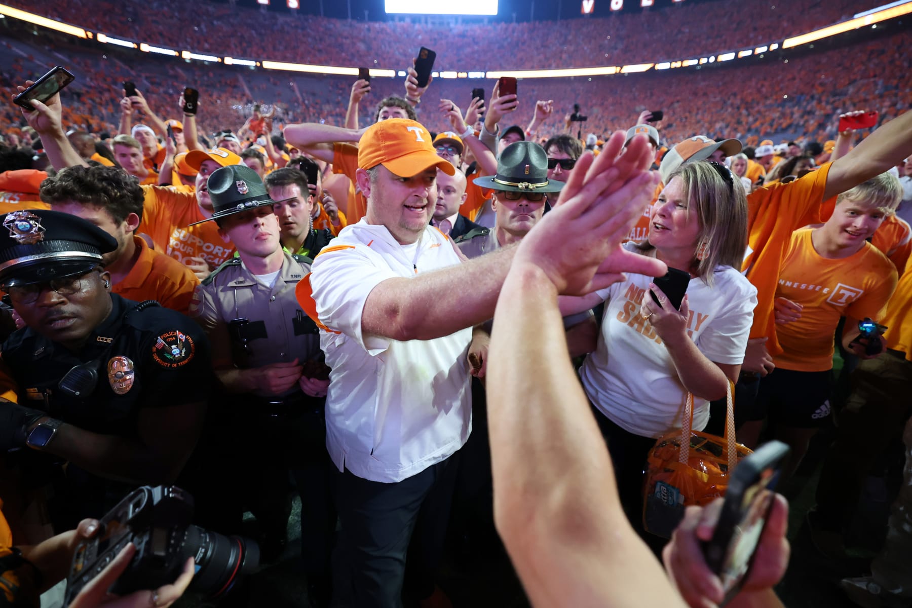 Tennessee head coach Josh Heupel