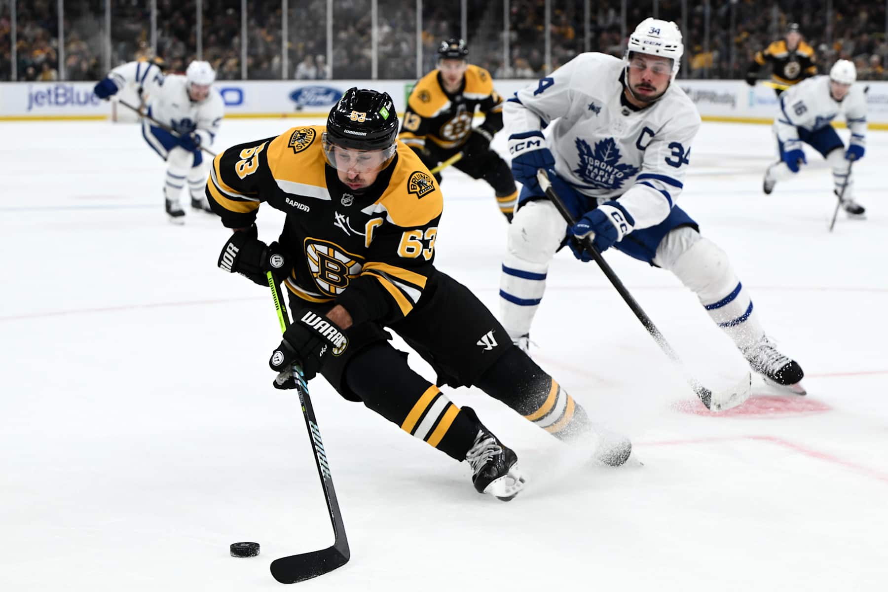 Brad Marchand and Auston Matthews.