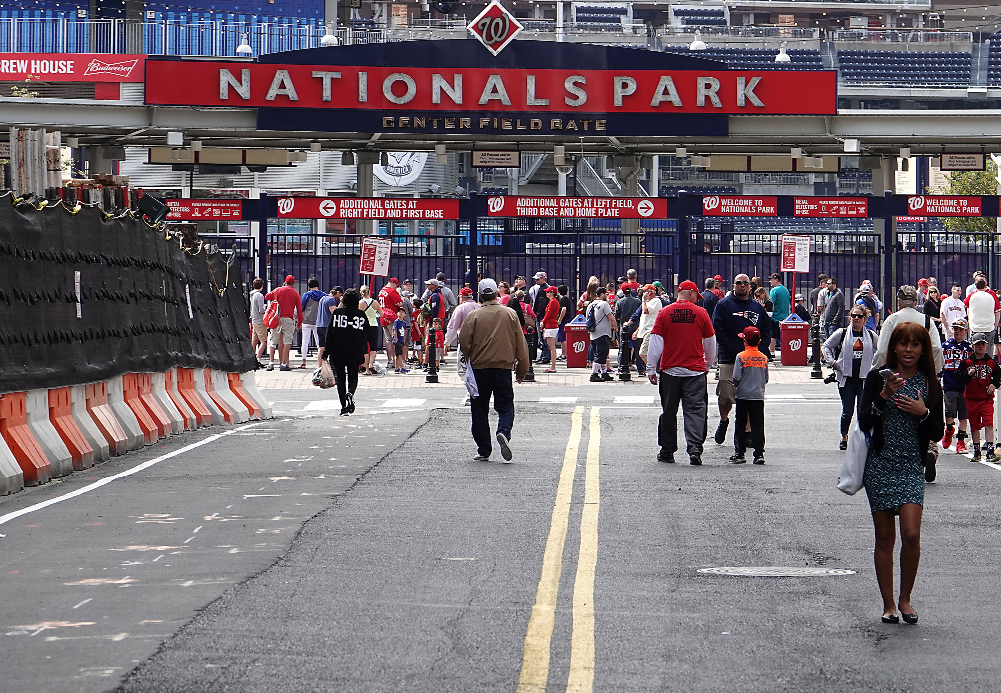 WASHINGTON, DC - APRIL 18: Center Field entrance of Nationals Park before a MLB game between the Washington Nationals and the San Francisco Giants, on April 18, 2019 at Nationals Park, in Washington D.C.
(Photo by Tony Quinn/Icon Sportswire via Getty Images)