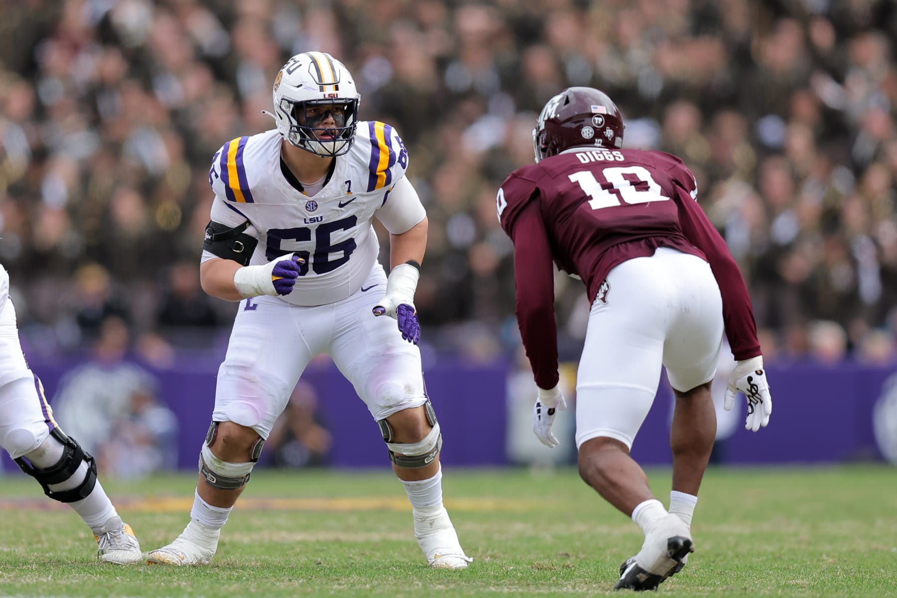 Will Campbell #66 of the LSU Tigers