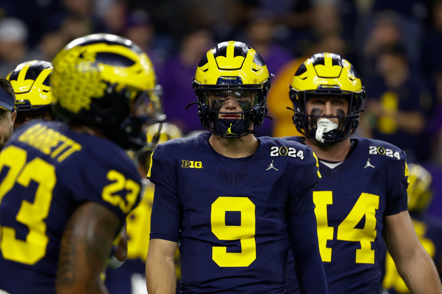  Michigan Wolverines quarterback J.J. McCarthy