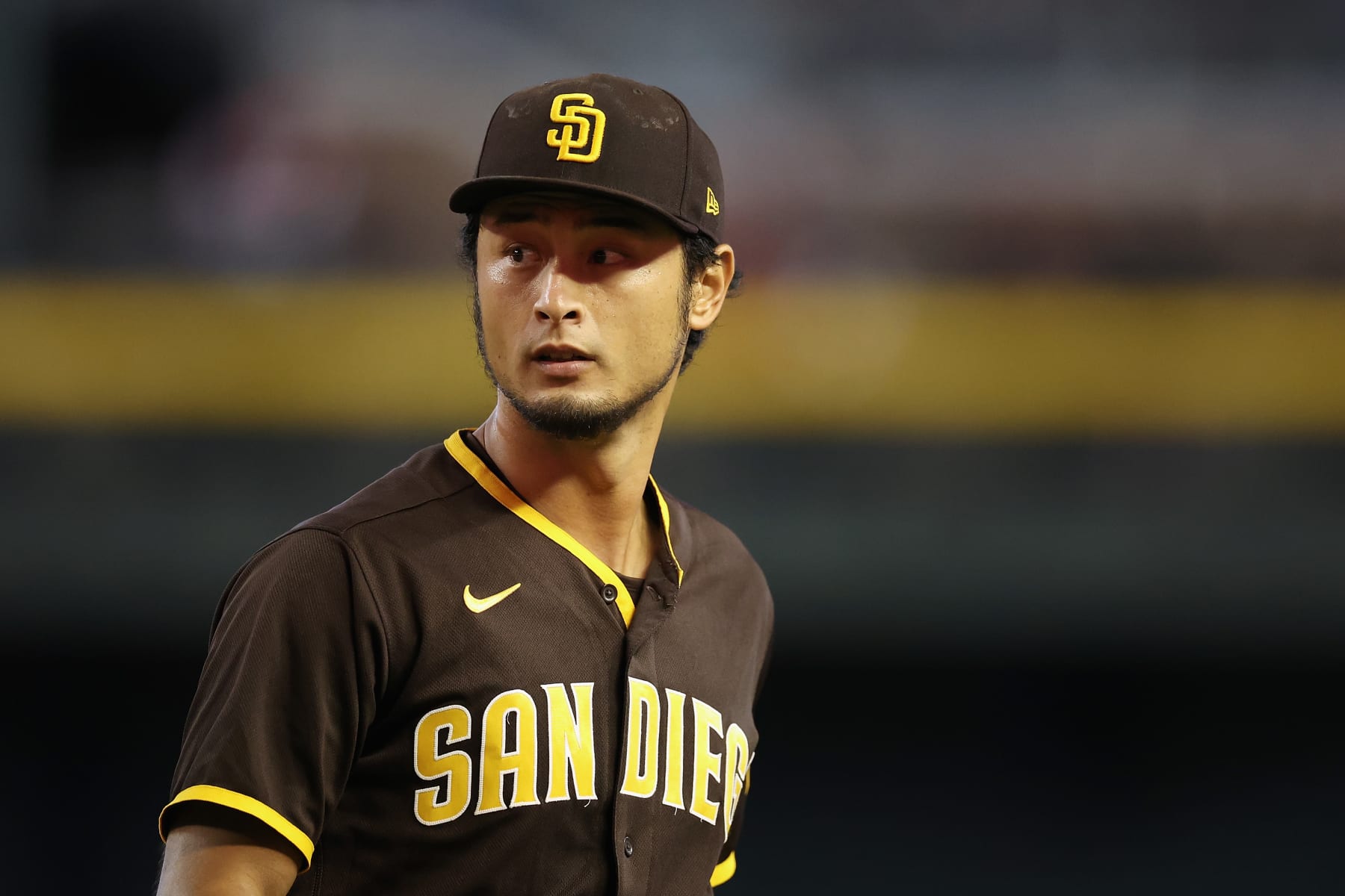 Nike Authentic San Diego Padres Yu Darvish #11 MLB Baseball