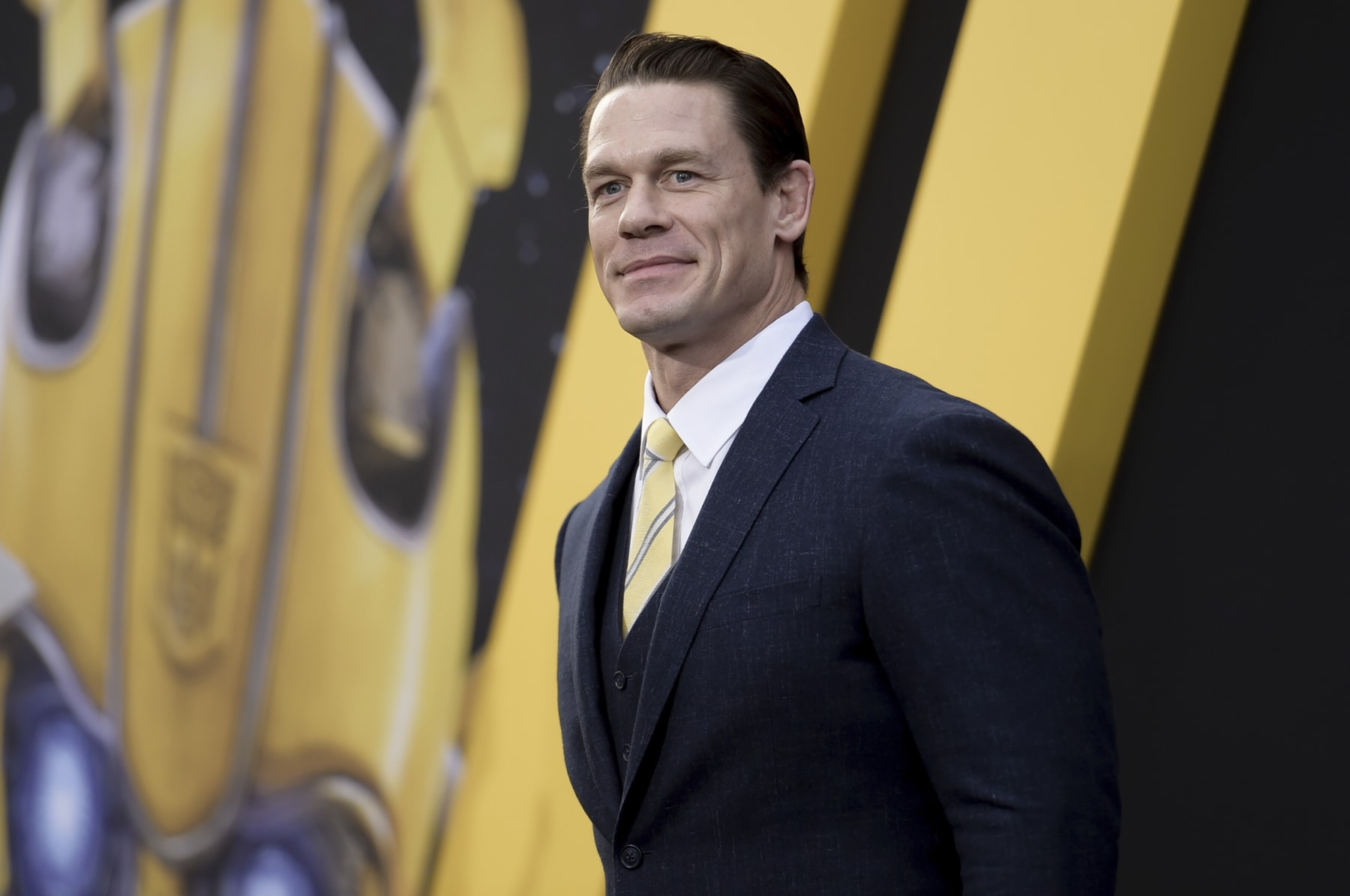 John Cena attends the LA premiere of "Bumblebee" at TCL Chinese Theatre on Sunday, Dec. 9, 2018, in Los Angeles. (Photo by Richard Shotwell/Invision/AP)